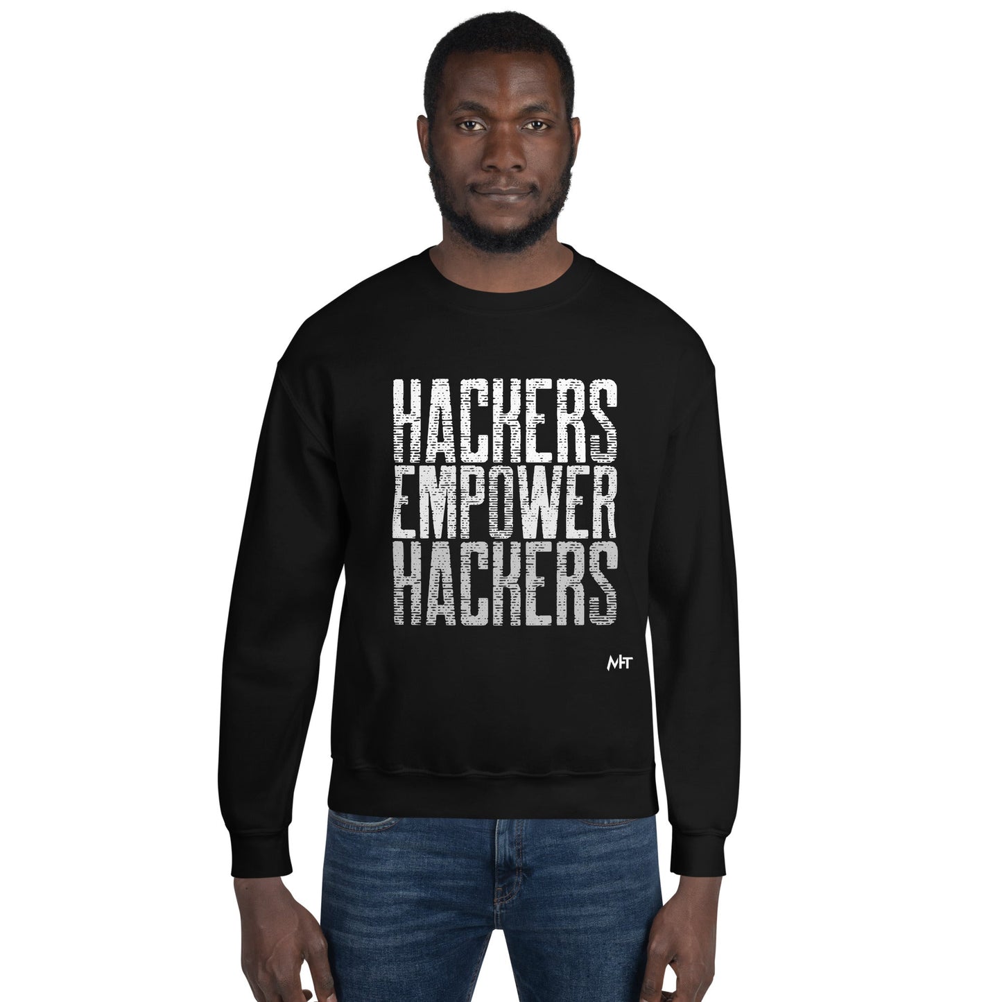 Hackers Empower Hackers V1 - Unisex Sweatshirt by DarkByteGear
