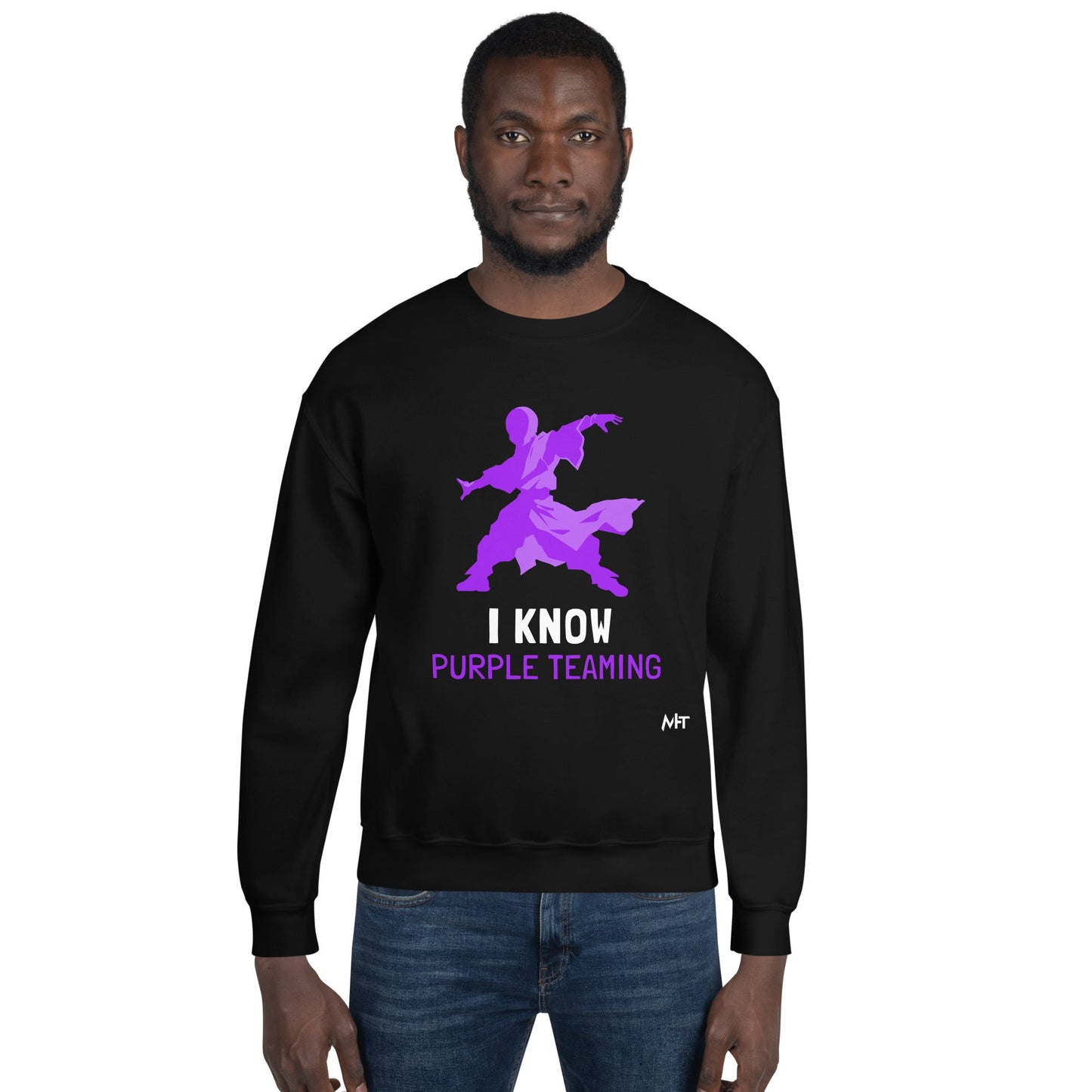 I Know Purple Teaming - Unisex Sweatshirt by DarkByteGear