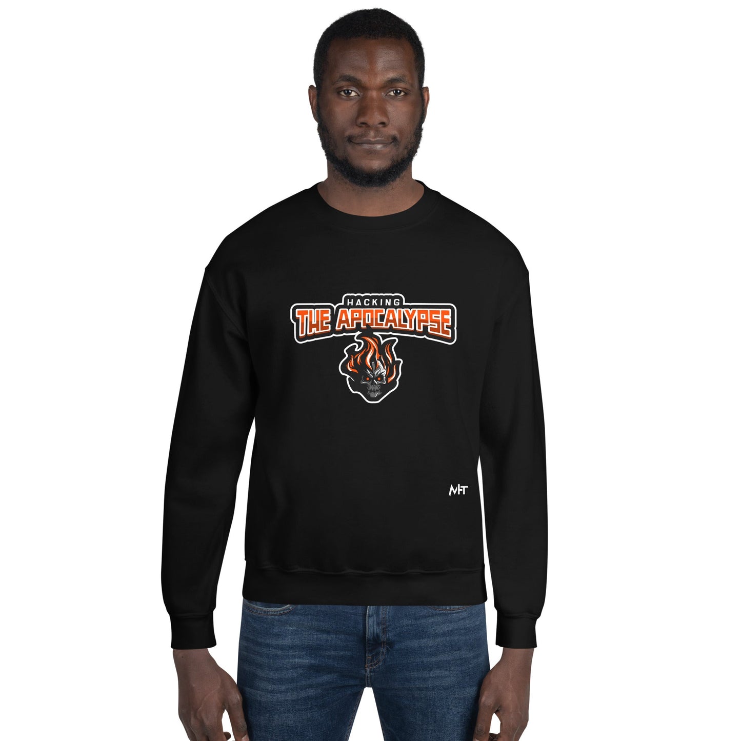 Hacking the Apocalypse V1 - Unisex Sweatshirt by DarkByteGear