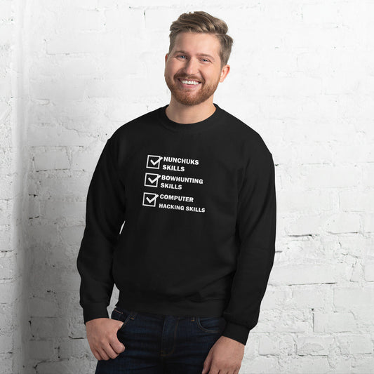 Computer Hacking Skills - Unisex Sweatshirt by DarkByteGear