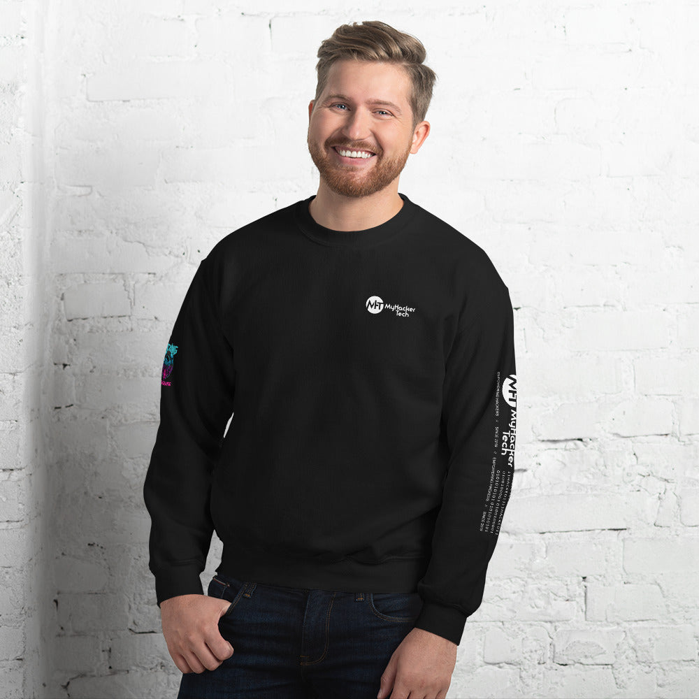 Hacking the apocalypse v1 - Unisex Sweatshirt (all side print) by DarkByteGear