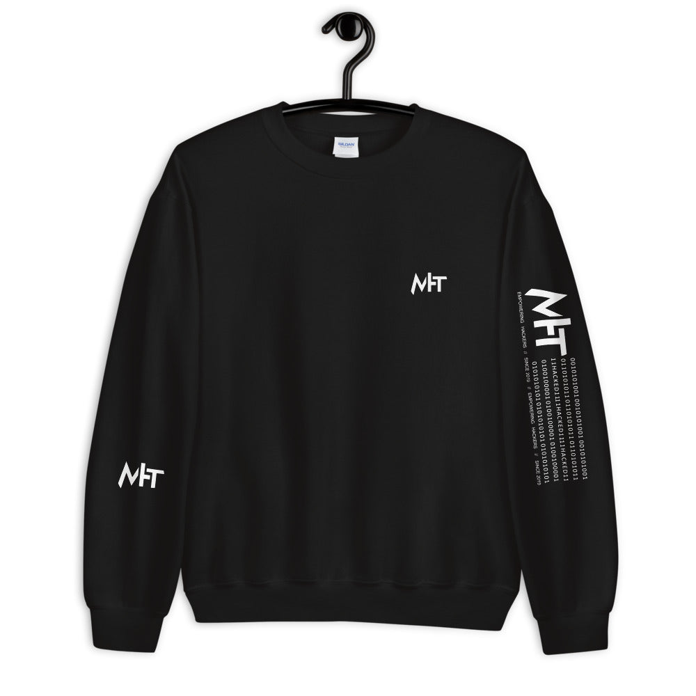 MHT - Unisex Sweatshirt (front plus sleeve print) by DarkByteGear