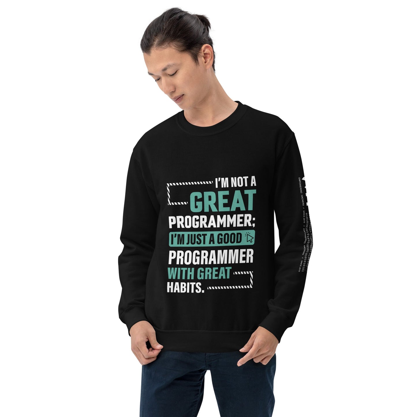 I am not a Great Programmer - Unisex Sweatshirt by DarkByteGear