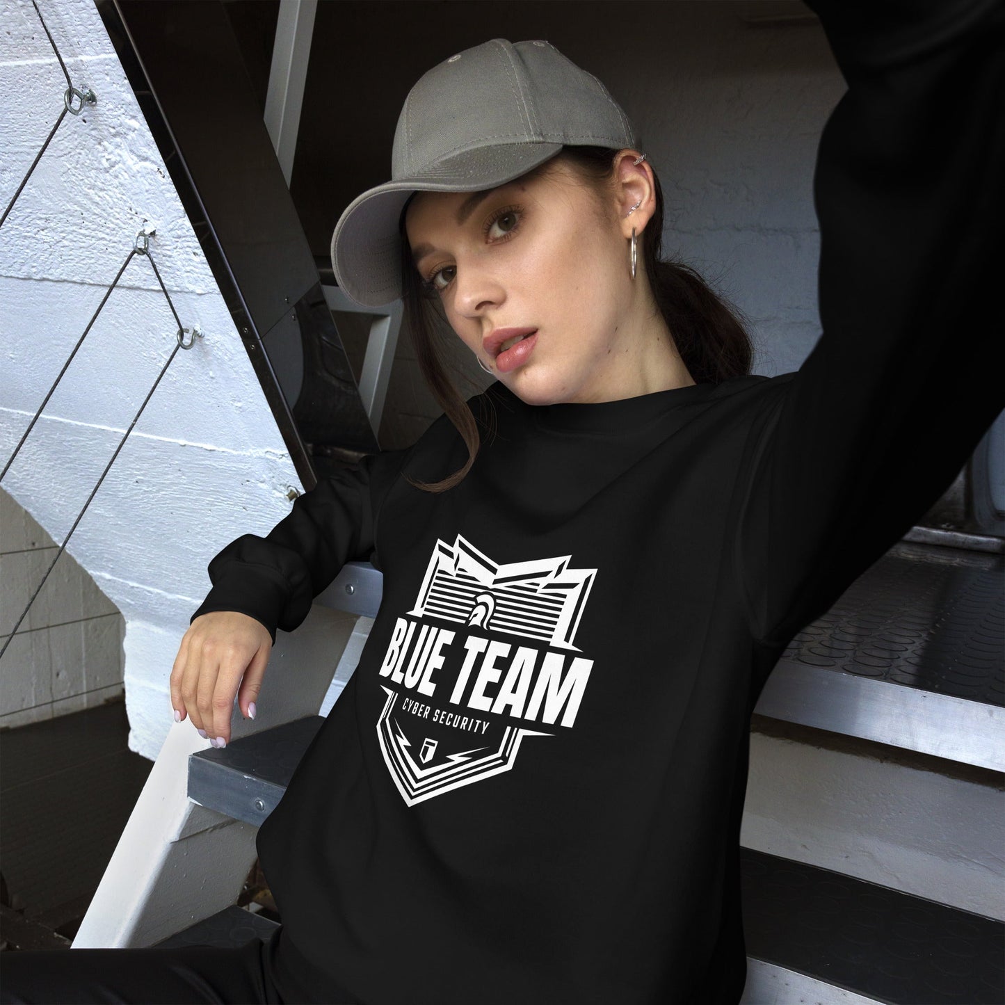 Cyber Security Blue Team V1 - Unisex Sweatshirt by DarkByteGear