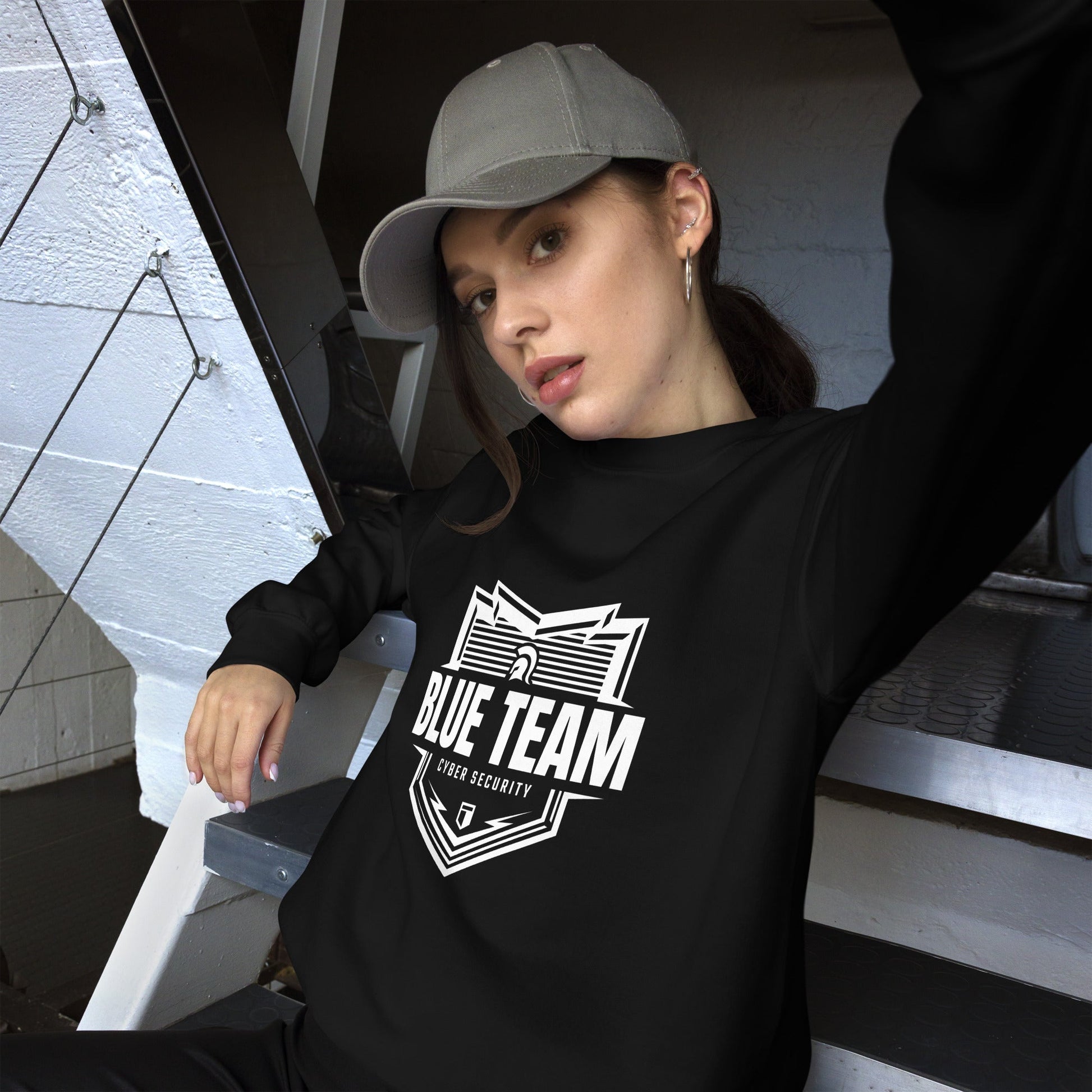 Cyber Security Blue Team V1 - Unisex Sweatshirt by DarkByteGear