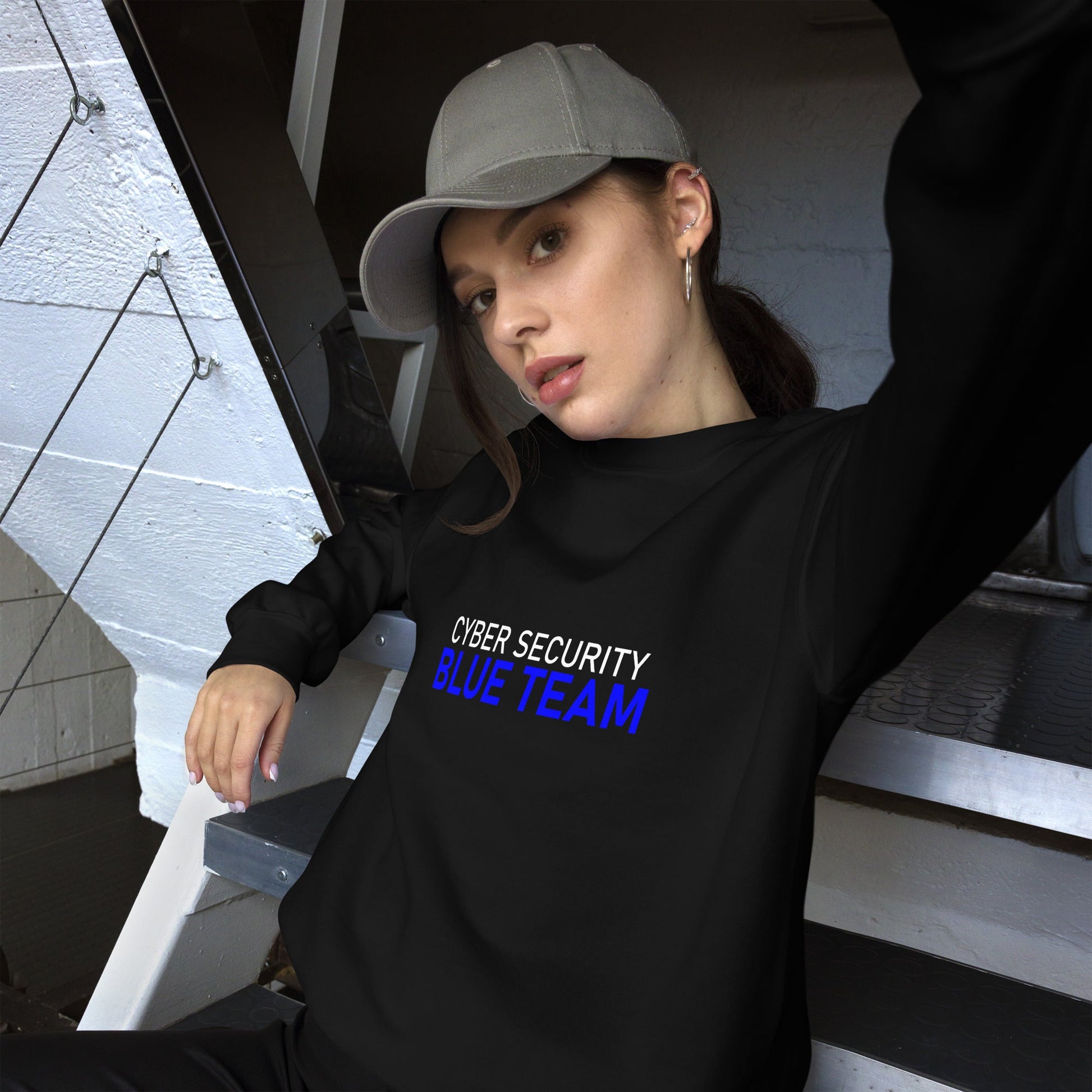 Cyber Security Blue team V4 - Unisex Sweatshirt by DarkByteGear