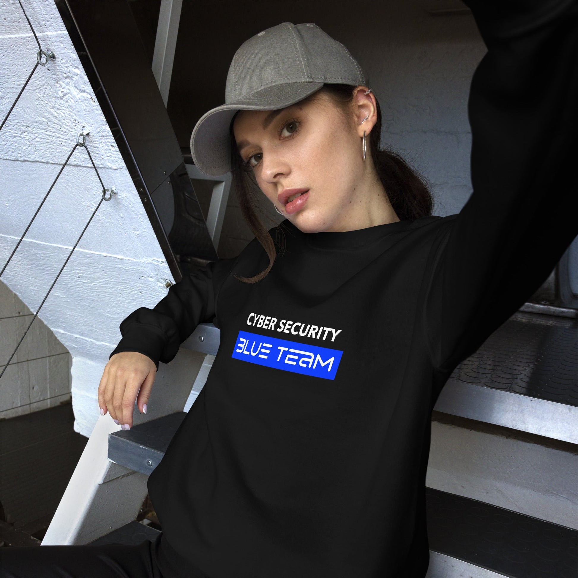 Cyber Security Blue Team V8 - Unisex Sweatshirt by DarkByteGear