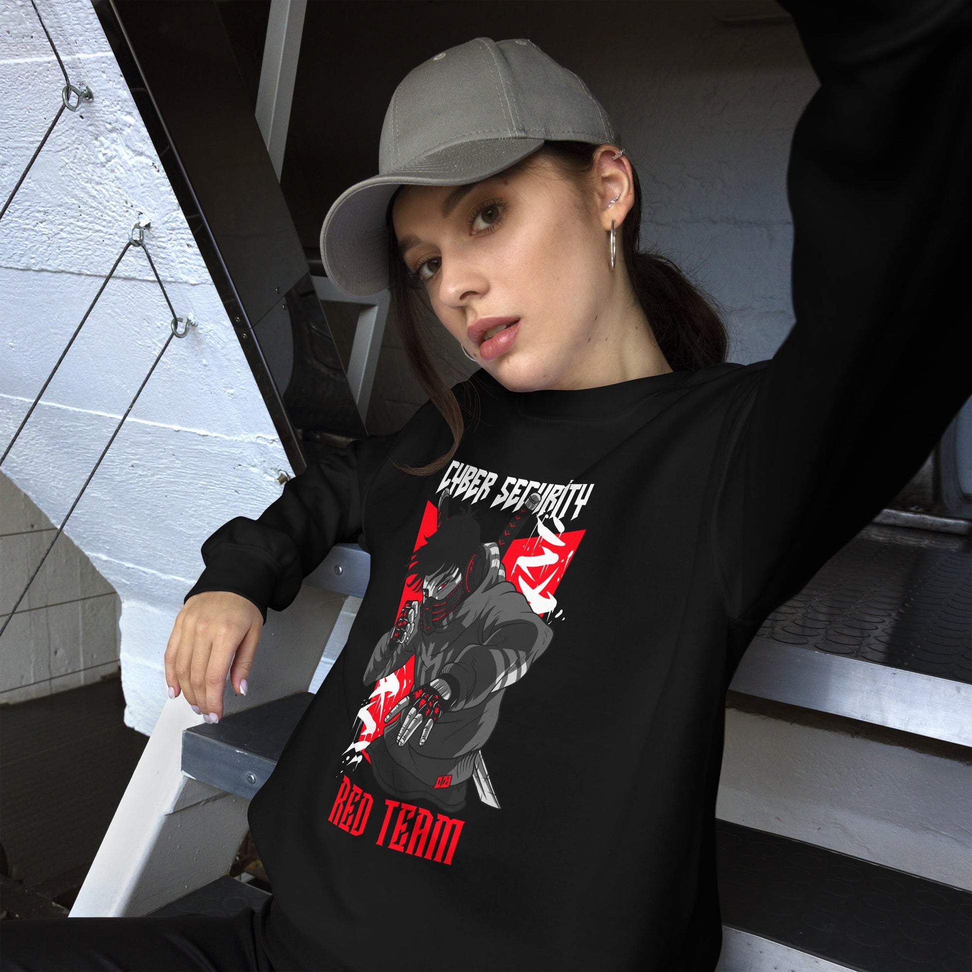 Cyber Security Red Team V3 - Unisex Sweatshirt by DarkByteGear