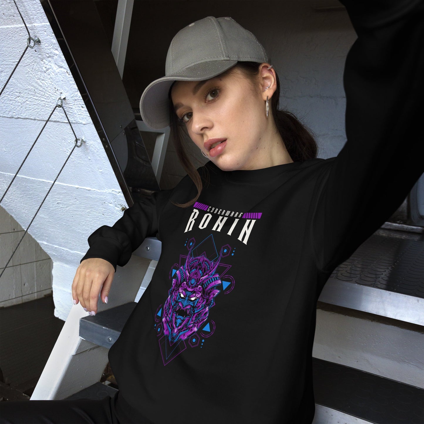 CyberWare Ronin - Unisex Sweatshirt by DarkByteGear