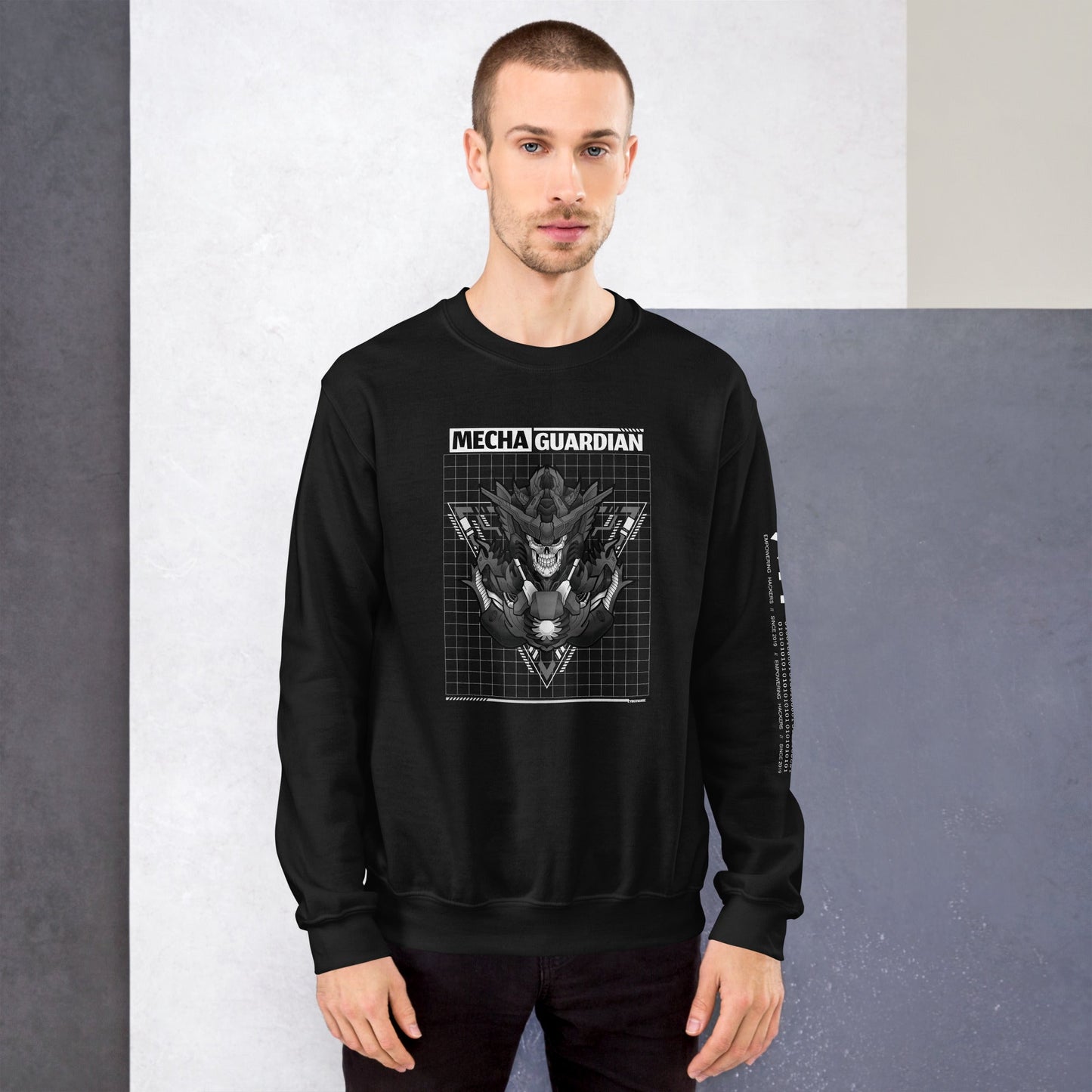 Mecha Guardian - Unisex Sweatshirt by DarkByteGear