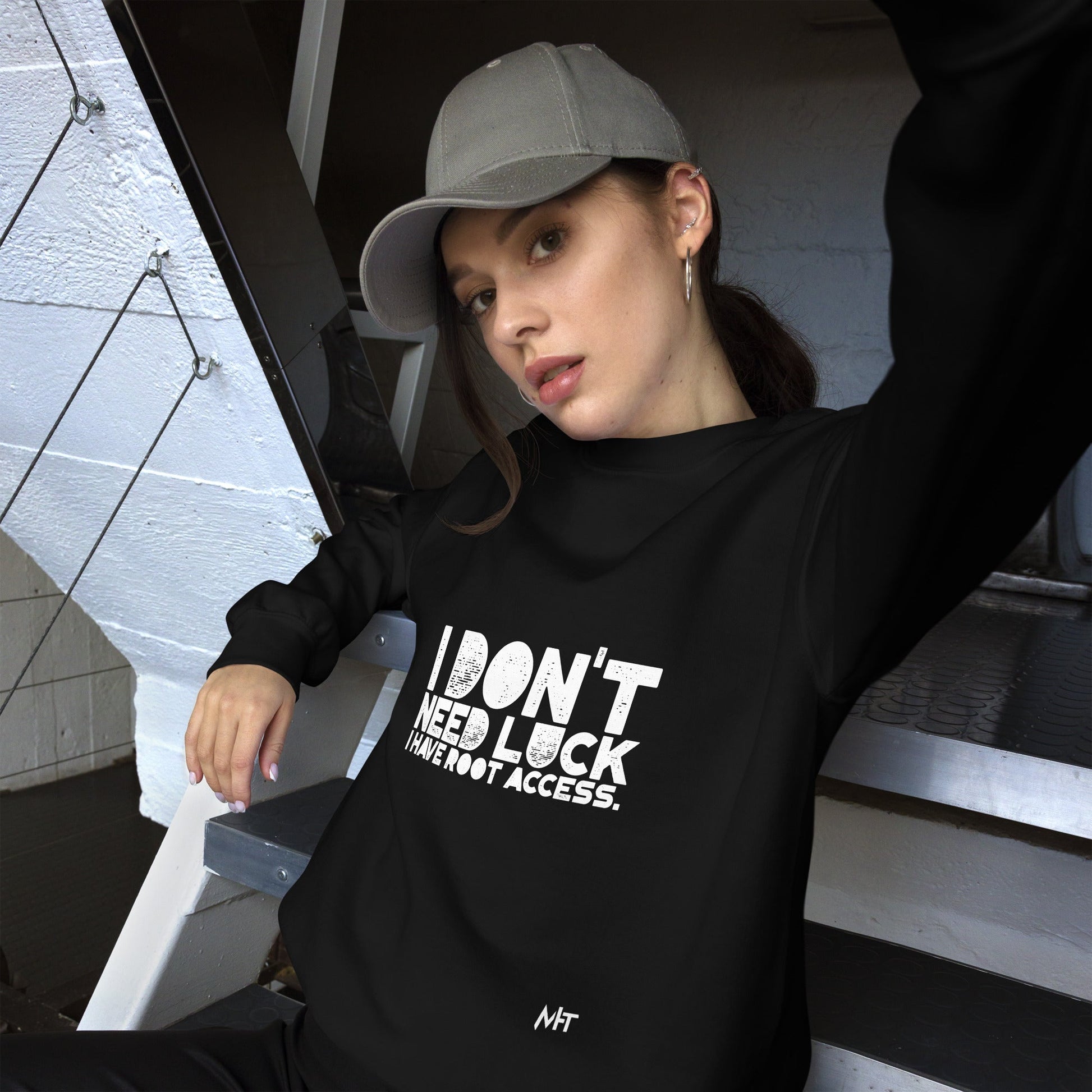 I Don't Need Luck: I Have Root Access - Unisex Sweatshirt by DarkByteGear