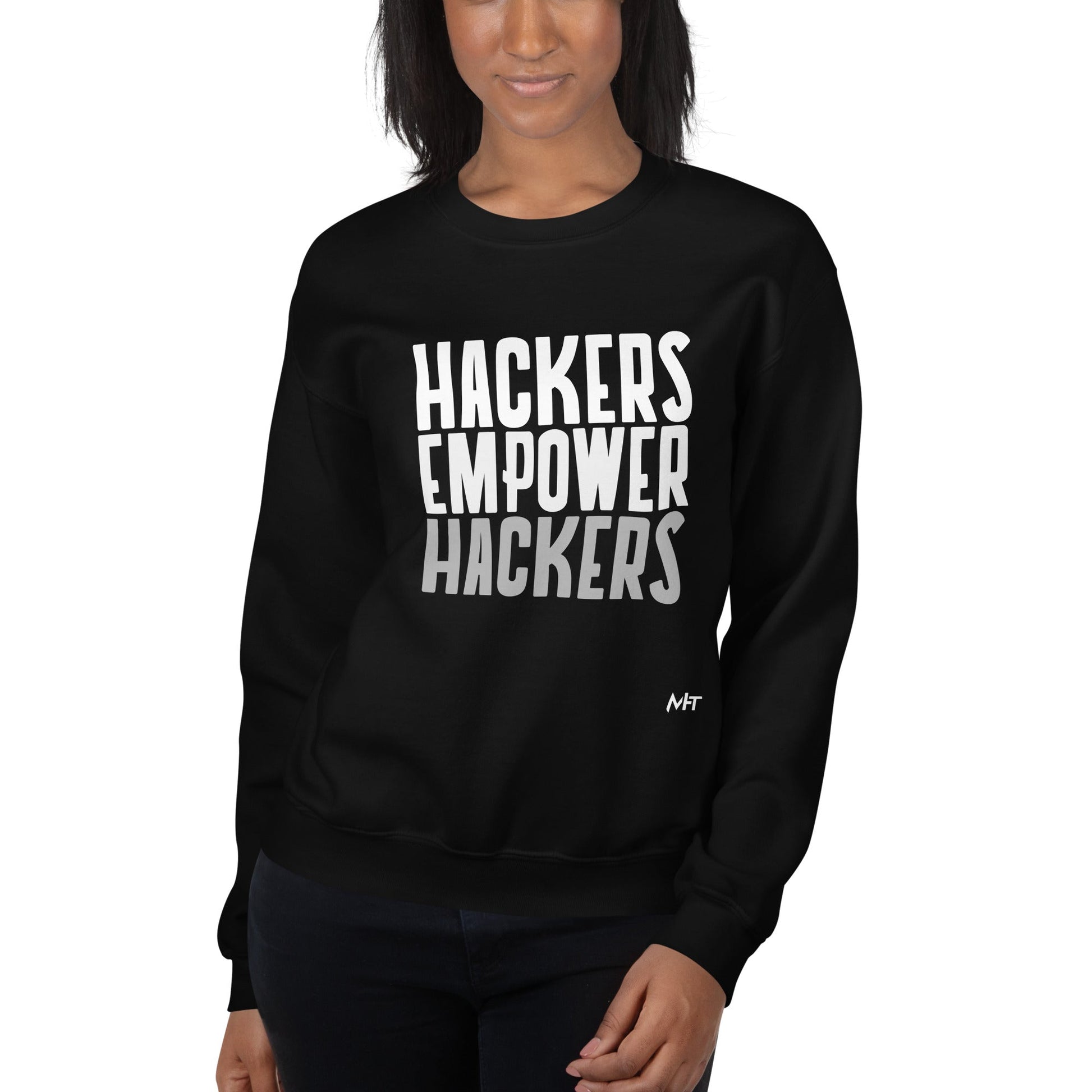Hackers Empower Hackers - Unisex Sweatshirt by DarkByteGear