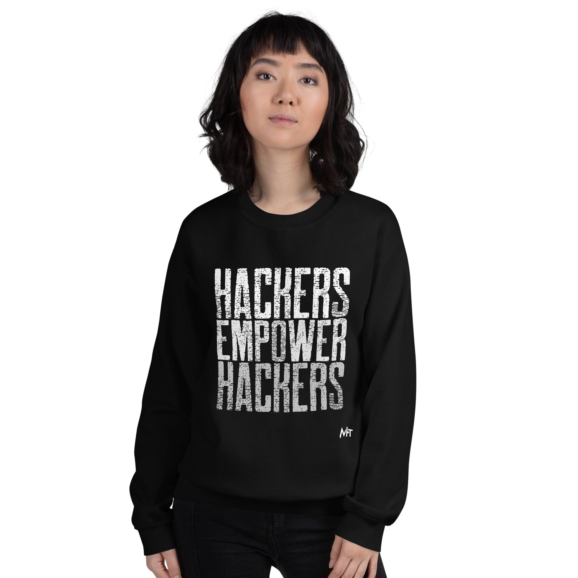 Hackers Empower Hackers V1 - Unisex Sweatshirt by DarkByteGear