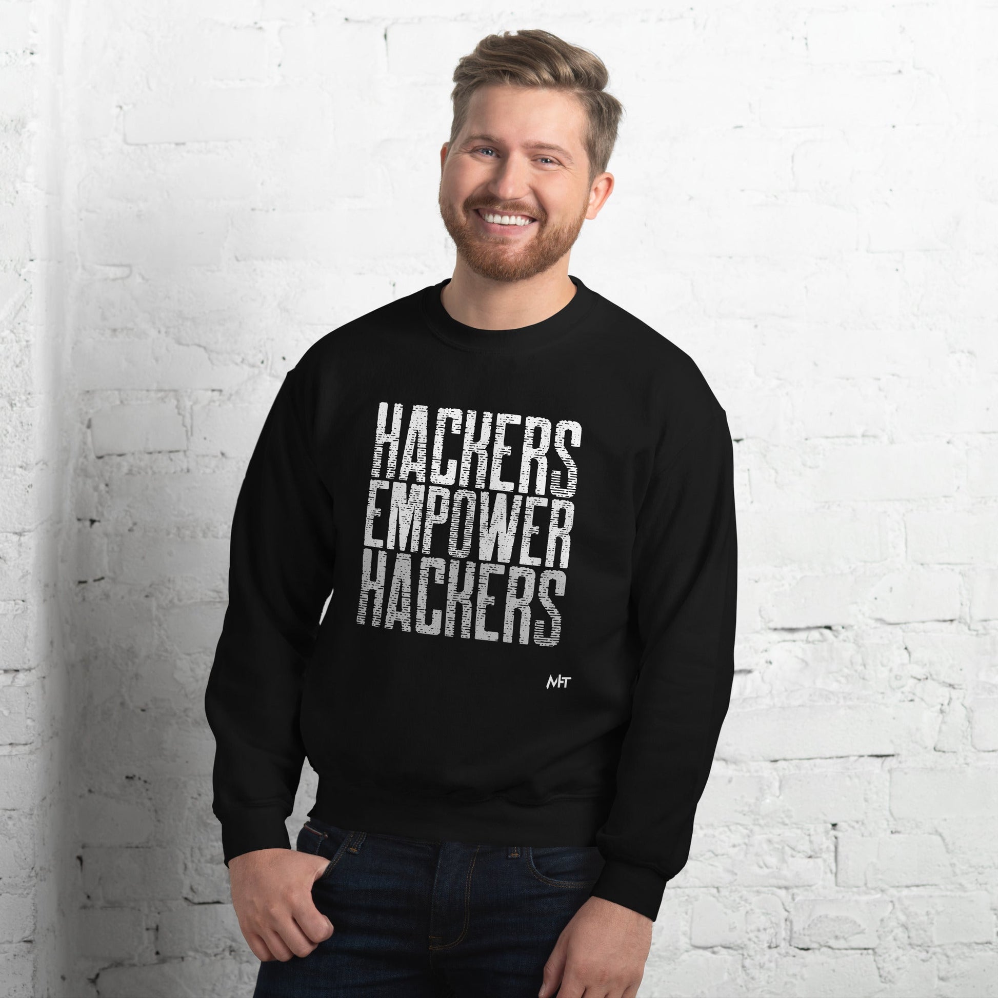 Hackers Empower Hackers V1 - Unisex Sweatshirt by DarkByteGear