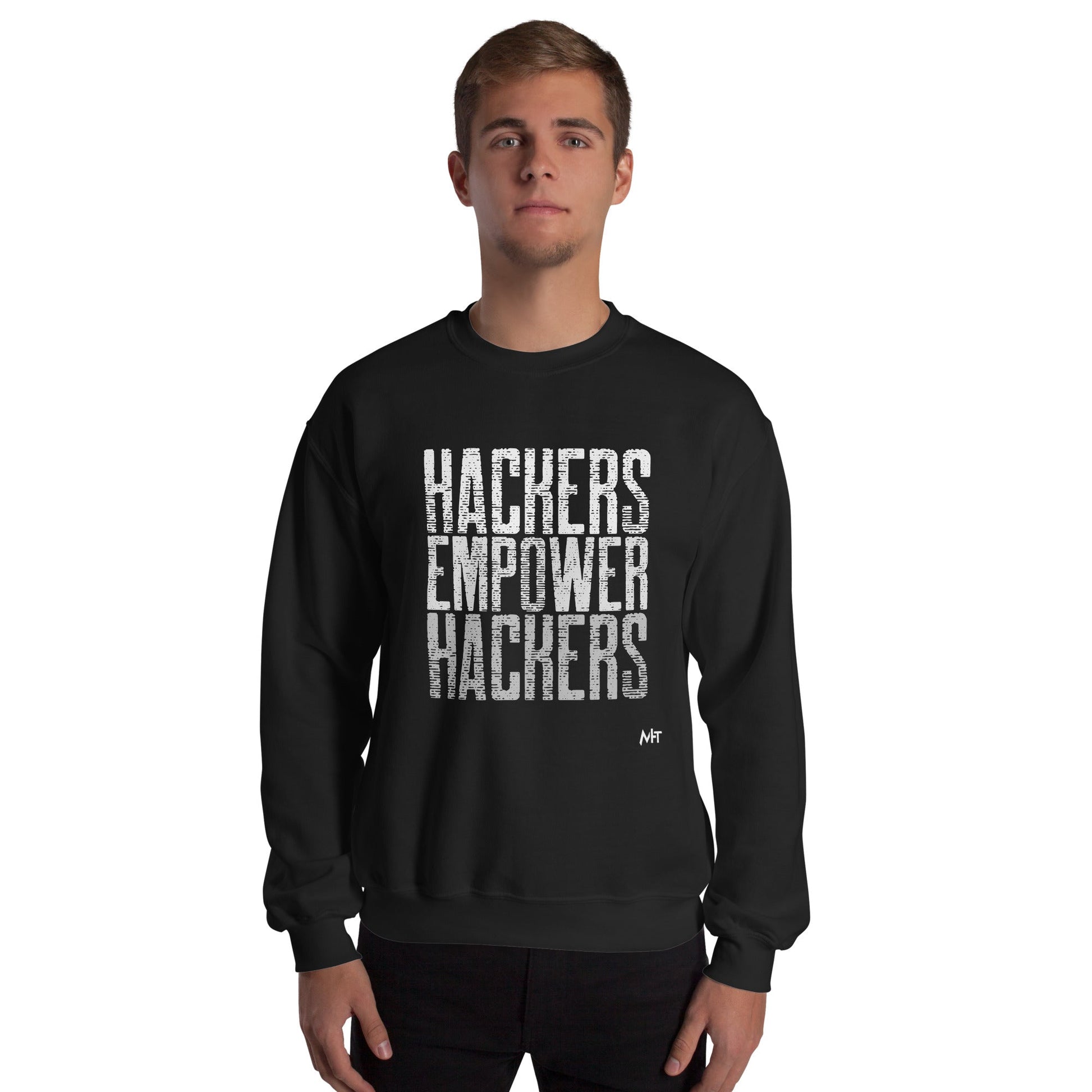 Hackers Empower Hackers V1 - Unisex Sweatshirt by DarkByteGear
