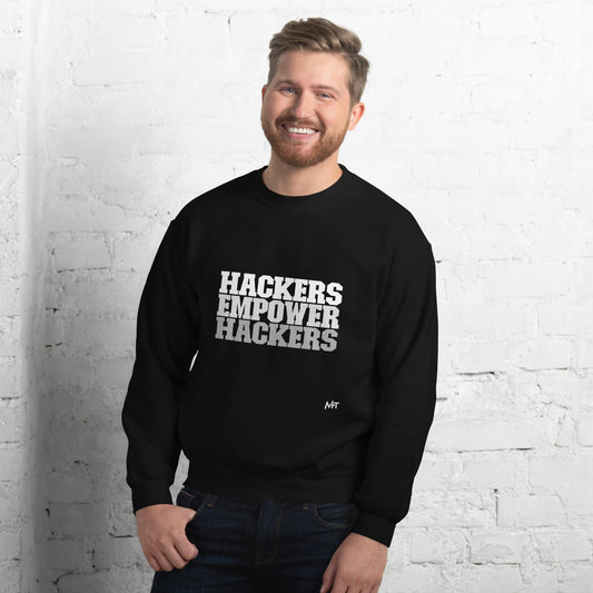 Hackers Empower Hackers V2 - Unisex Sweatshirt by DarkByteGear