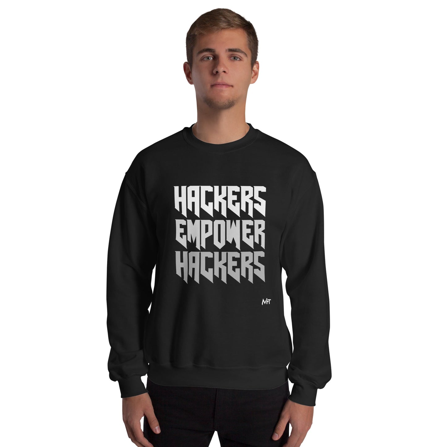 Hackers Empower Hackers V4 - Unisex Sweatshirt by DarkByteGear