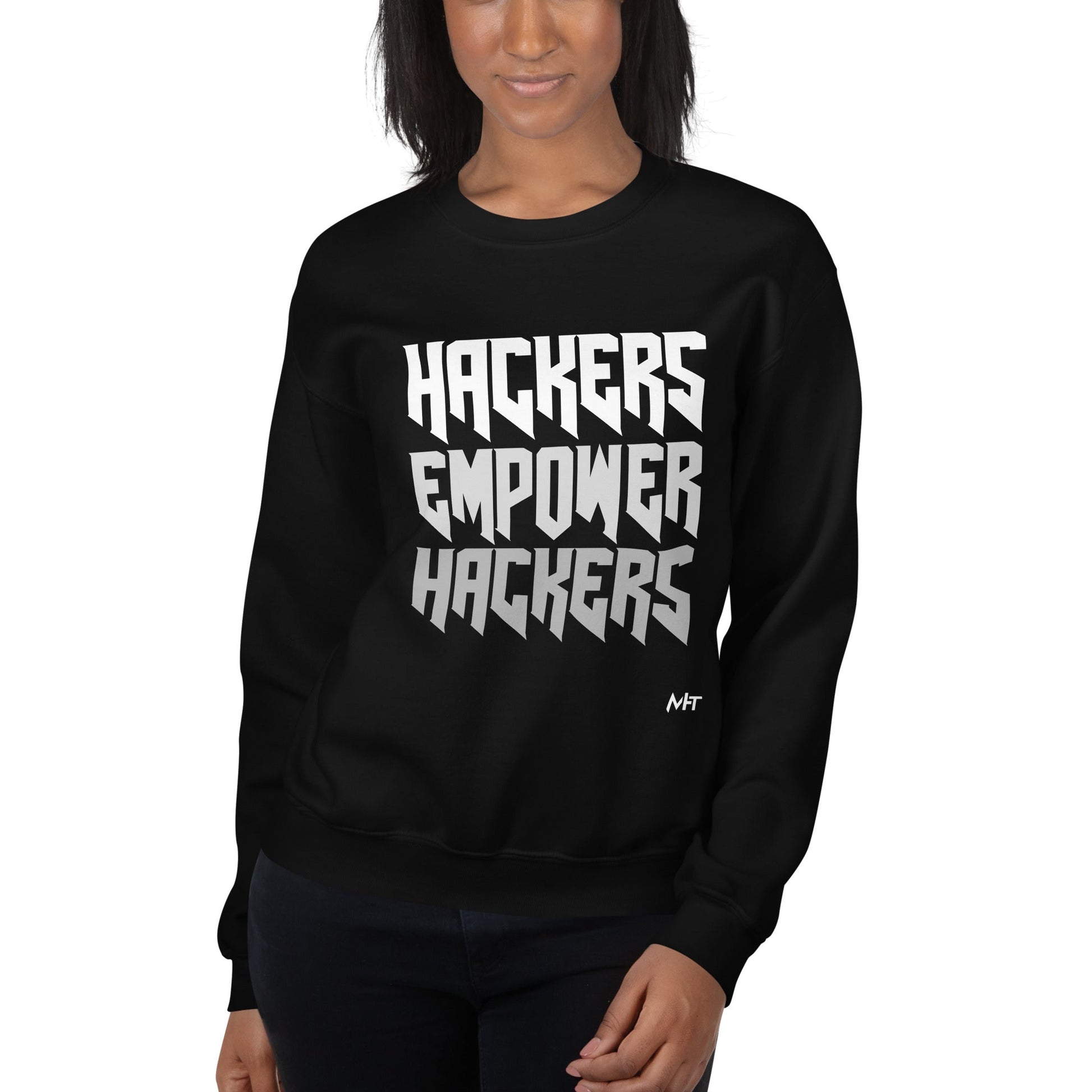 Hackers Empower Hackers V4 - Unisex Sweatshirt by DarkByteGear