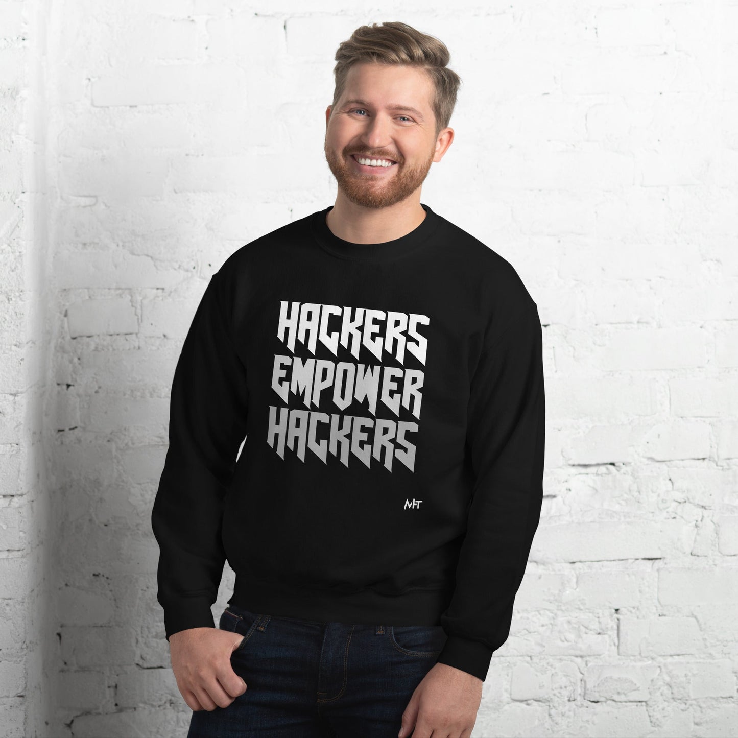 Hackers Empower Hackers V4 - Unisex Sweatshirt by DarkByteGear