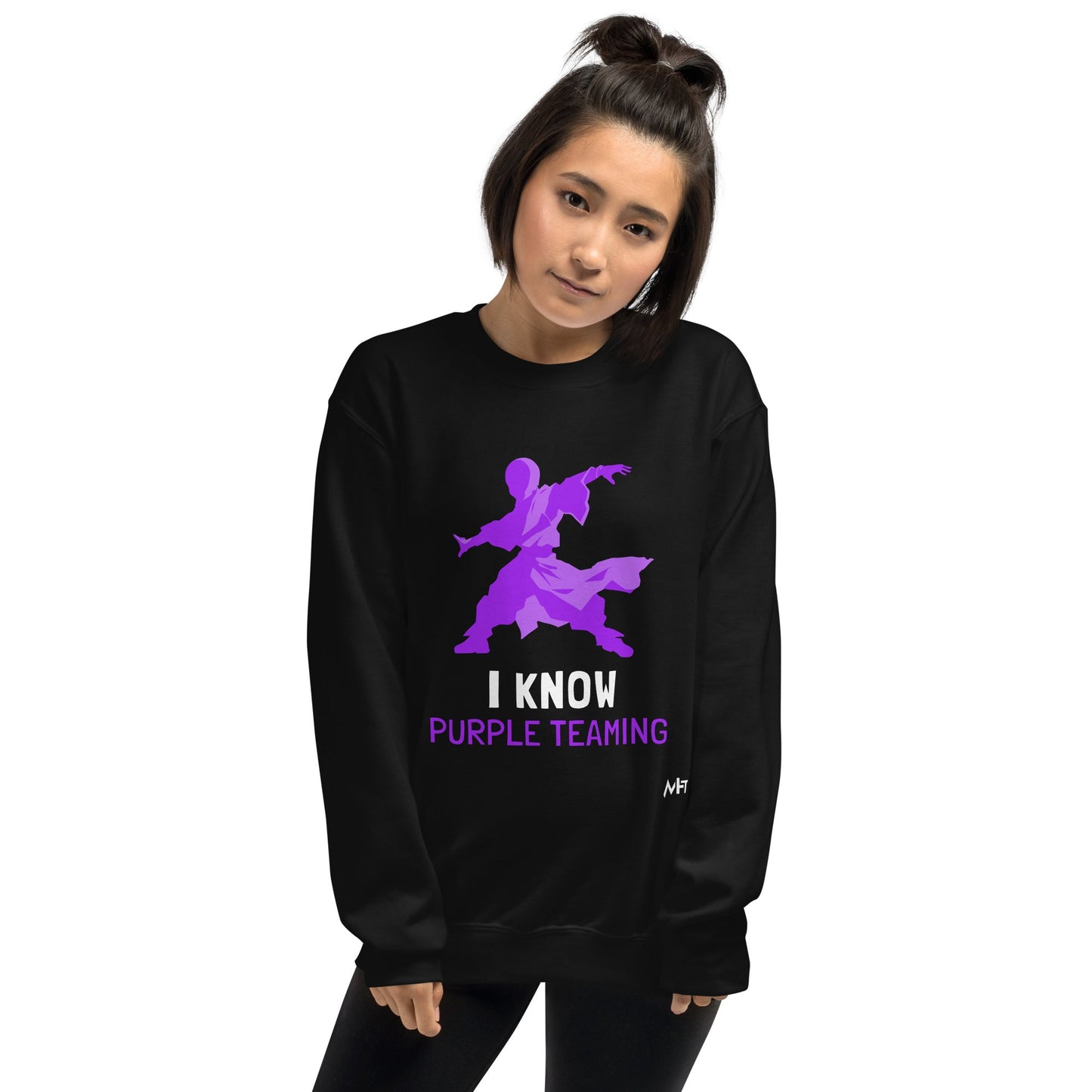 I Know Purple Teaming - Unisex Sweatshirt by DarkByteGear