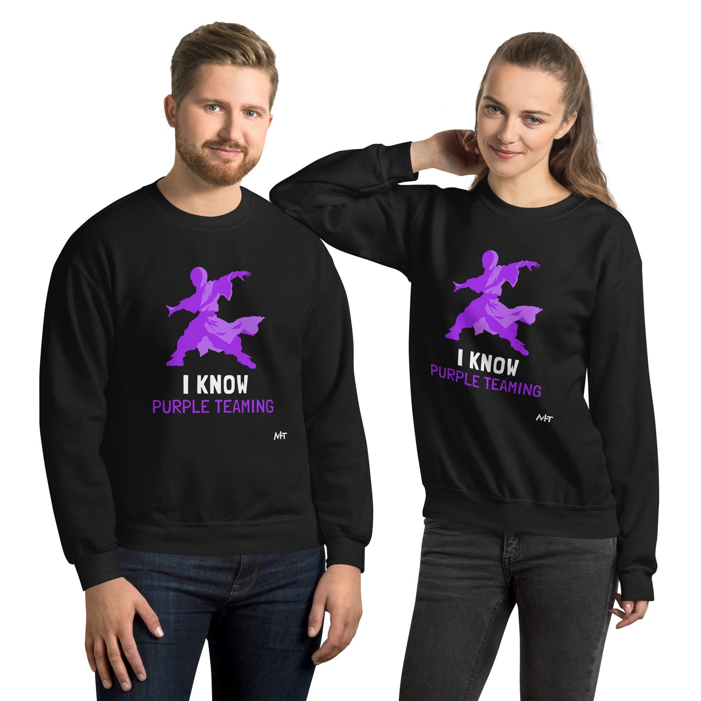 I Know Purple Teaming - Unisex Sweatshirt by DarkByteGear