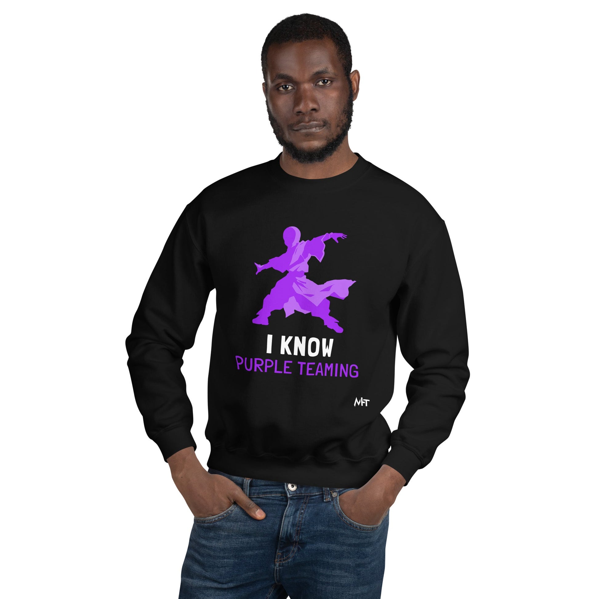 I Know Purple Teaming - Unisex Sweatshirt by DarkByteGear