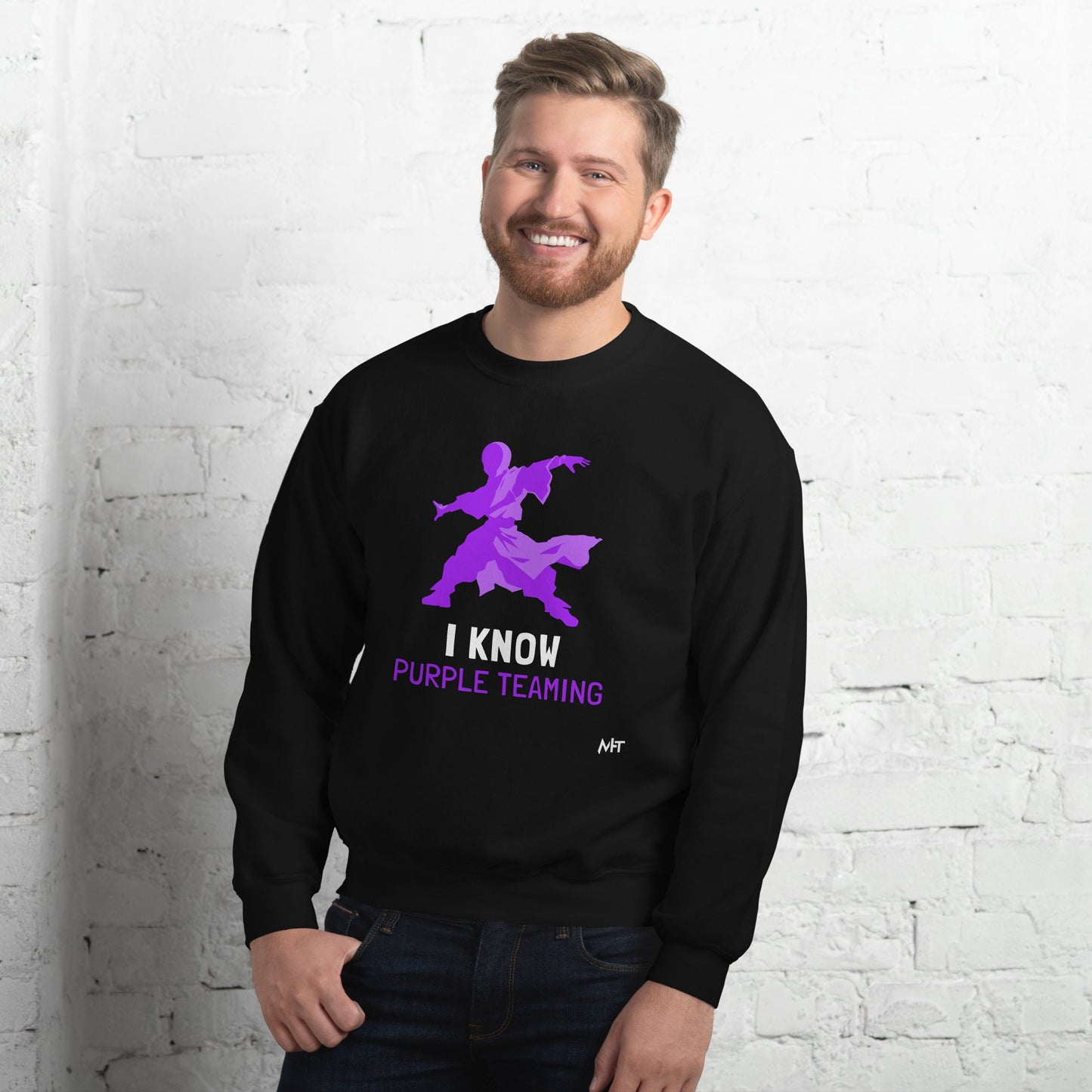 I Know Purple Teaming - Unisex Sweatshirt by DarkByteGear