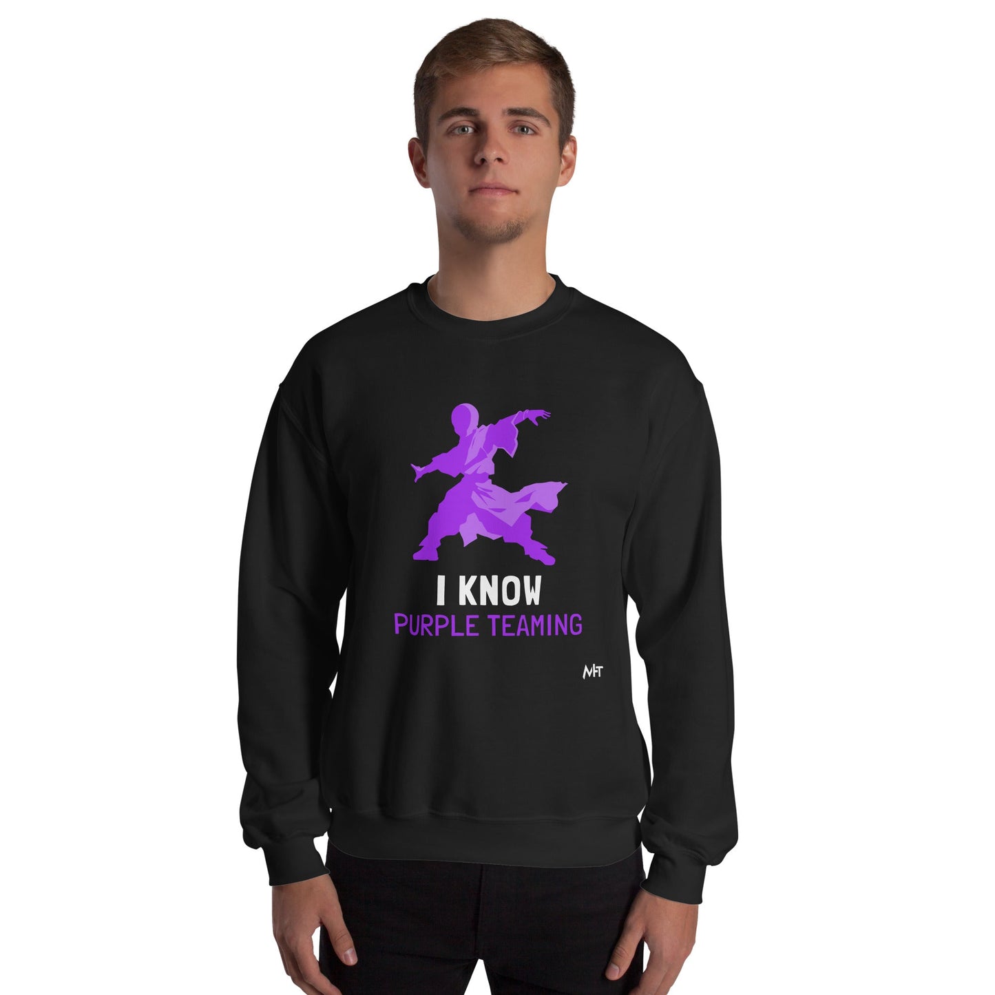 I Know Purple Teaming - Unisex Sweatshirt by DarkByteGear