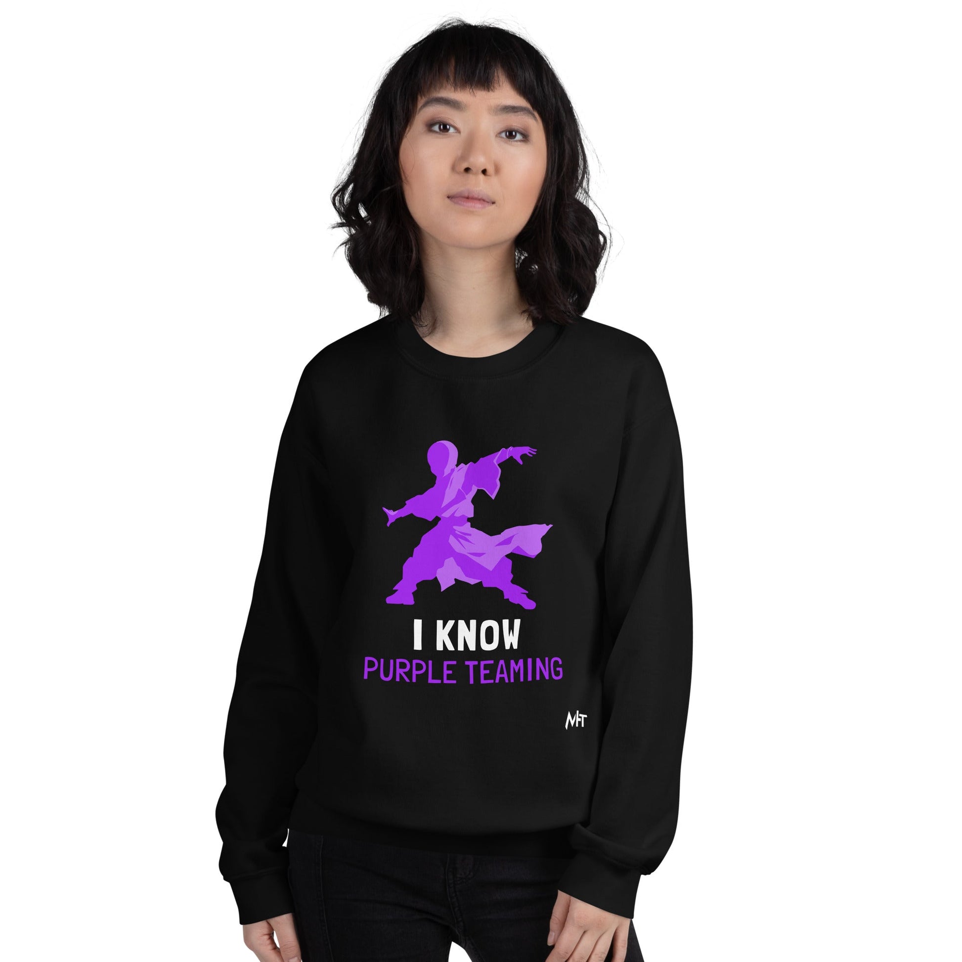 I Know Purple Teaming - Unisex Sweatshirt by DarkByteGear