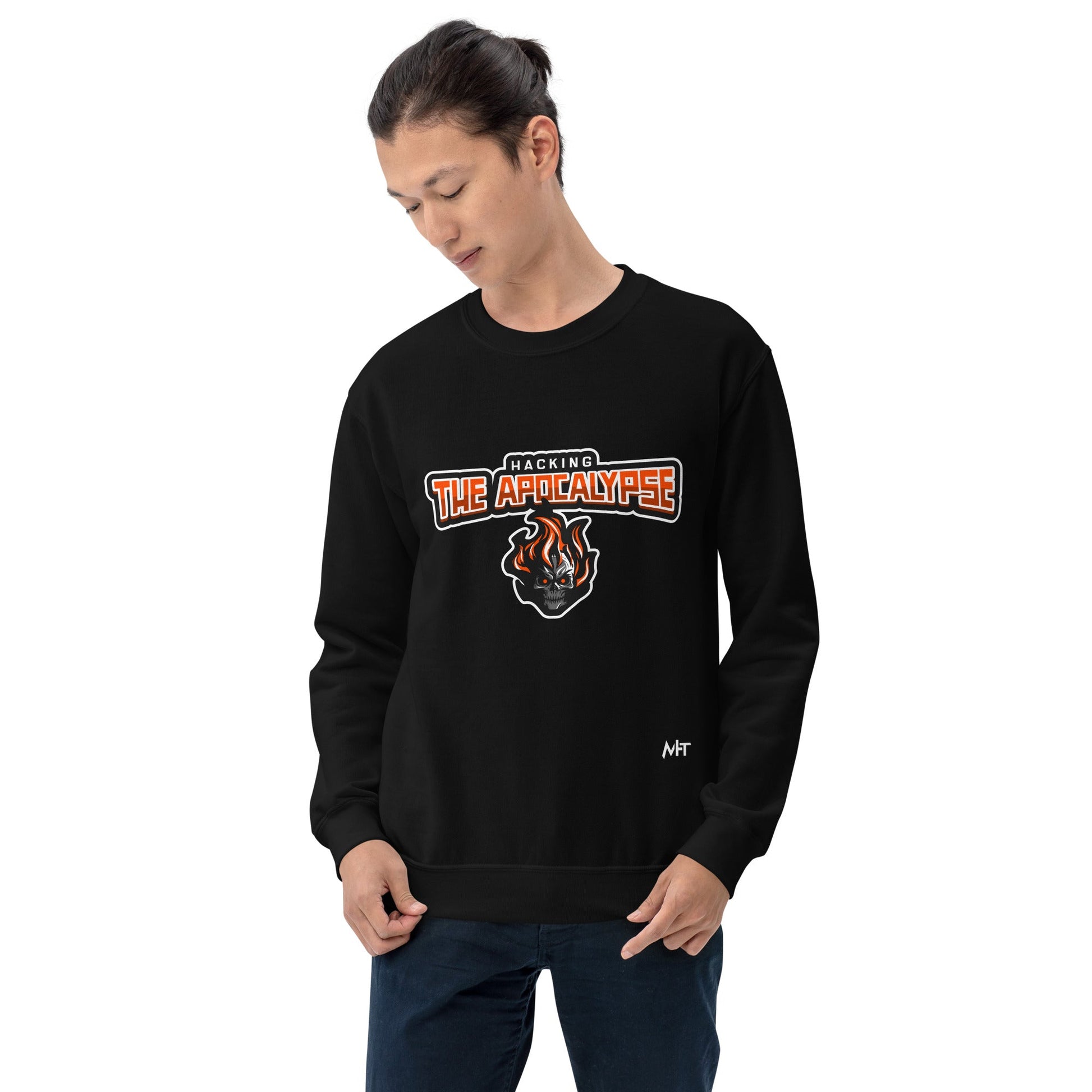 Hacking the Apocalypse V1 - Unisex Sweatshirt by DarkByteGear