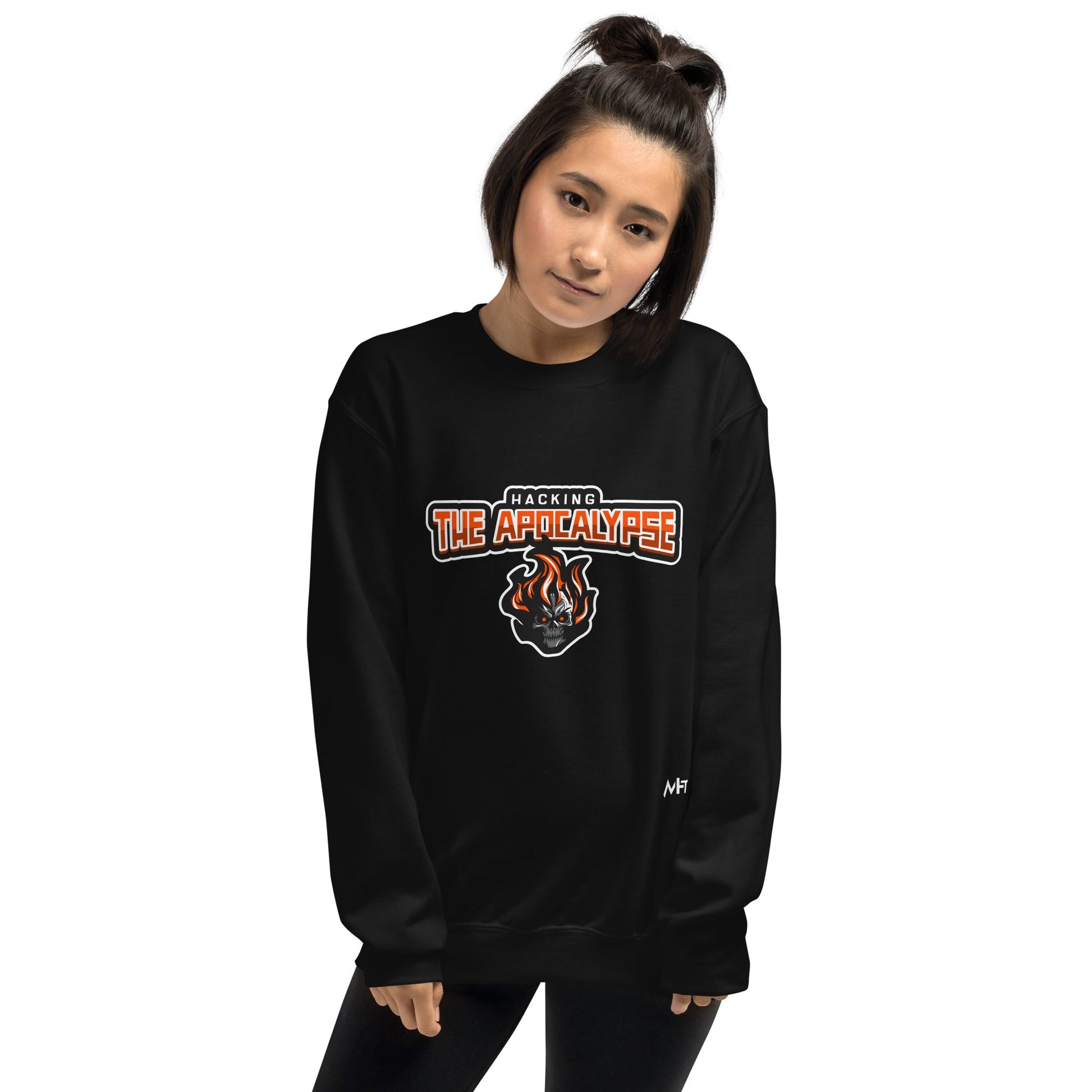 Hacking the Apocalypse V1 - Unisex Sweatshirt by DarkByteGear
