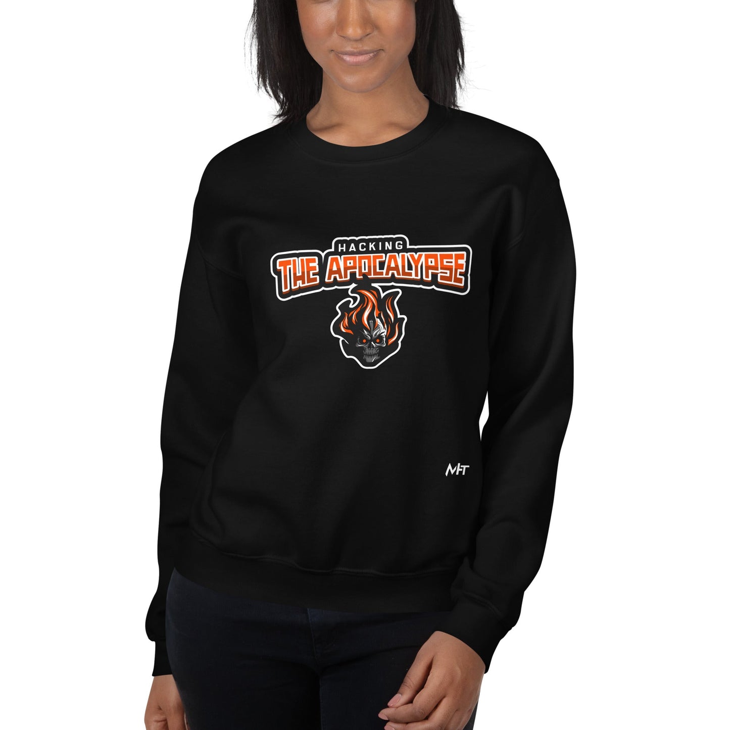 Hacking the Apocalypse V1 - Unisex Sweatshirt by DarkByteGear