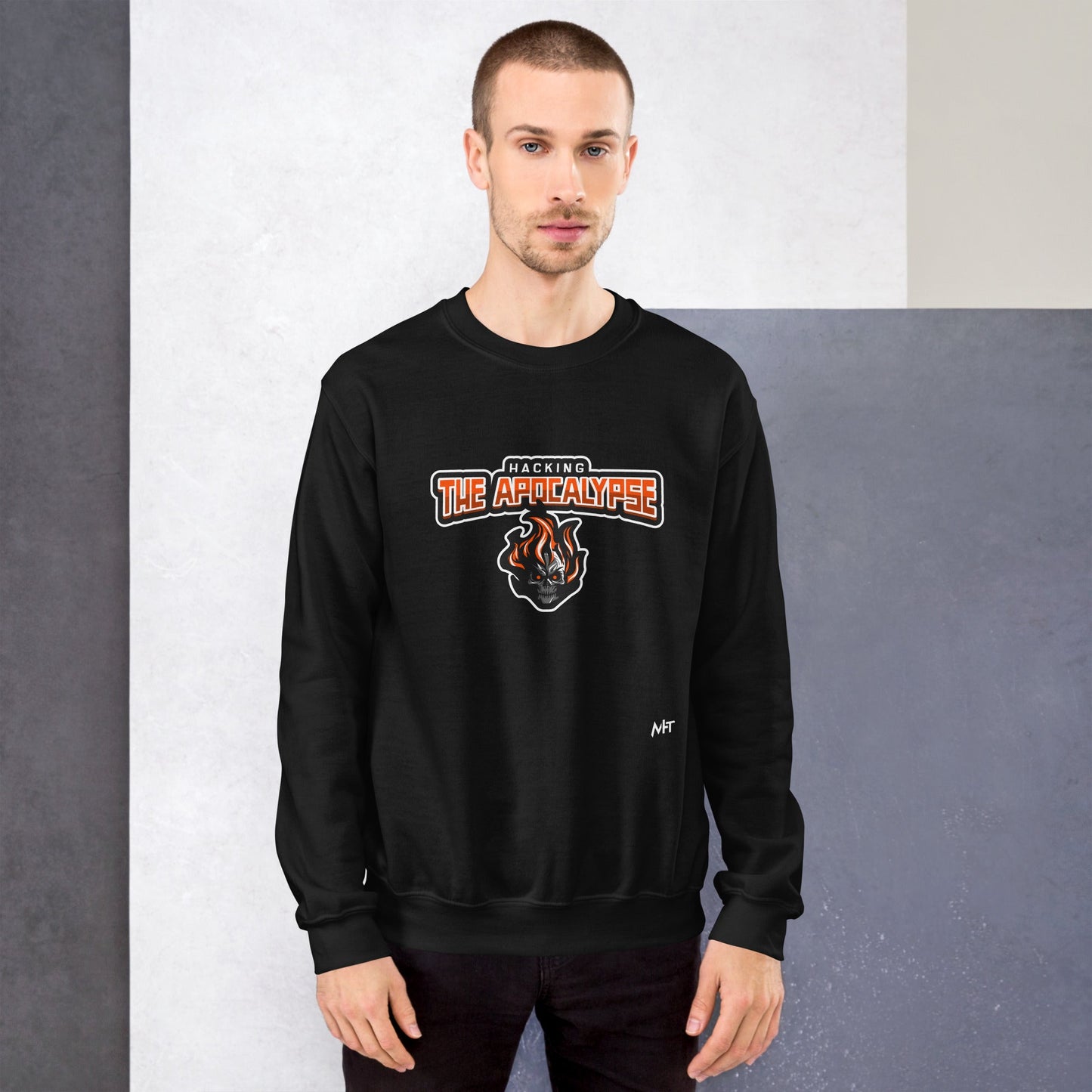 Hacking the Apocalypse V1 - Unisex Sweatshirt by DarkByteGear