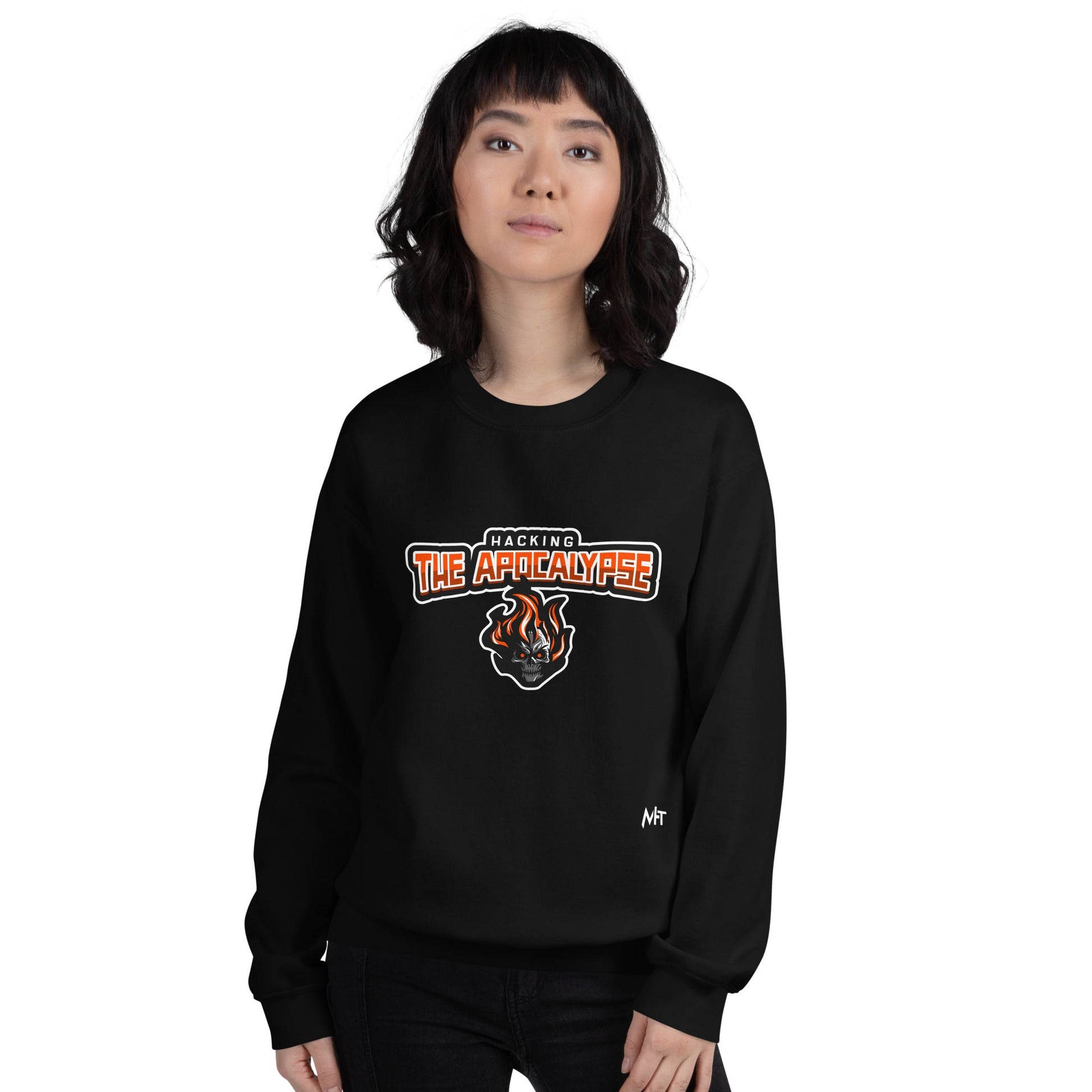 Hacking the Apocalypse V1 - Unisex Sweatshirt by DarkByteGear