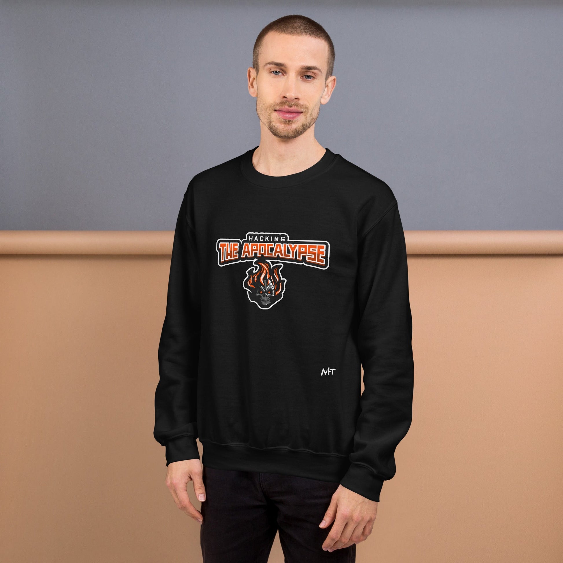 Hacking the Apocalypse V1 - Unisex Sweatshirt by DarkByteGear