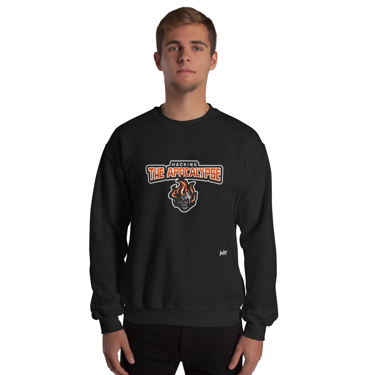 Hacking the Apocalypse V1 - Unisex Sweatshirt by DarkByteGear