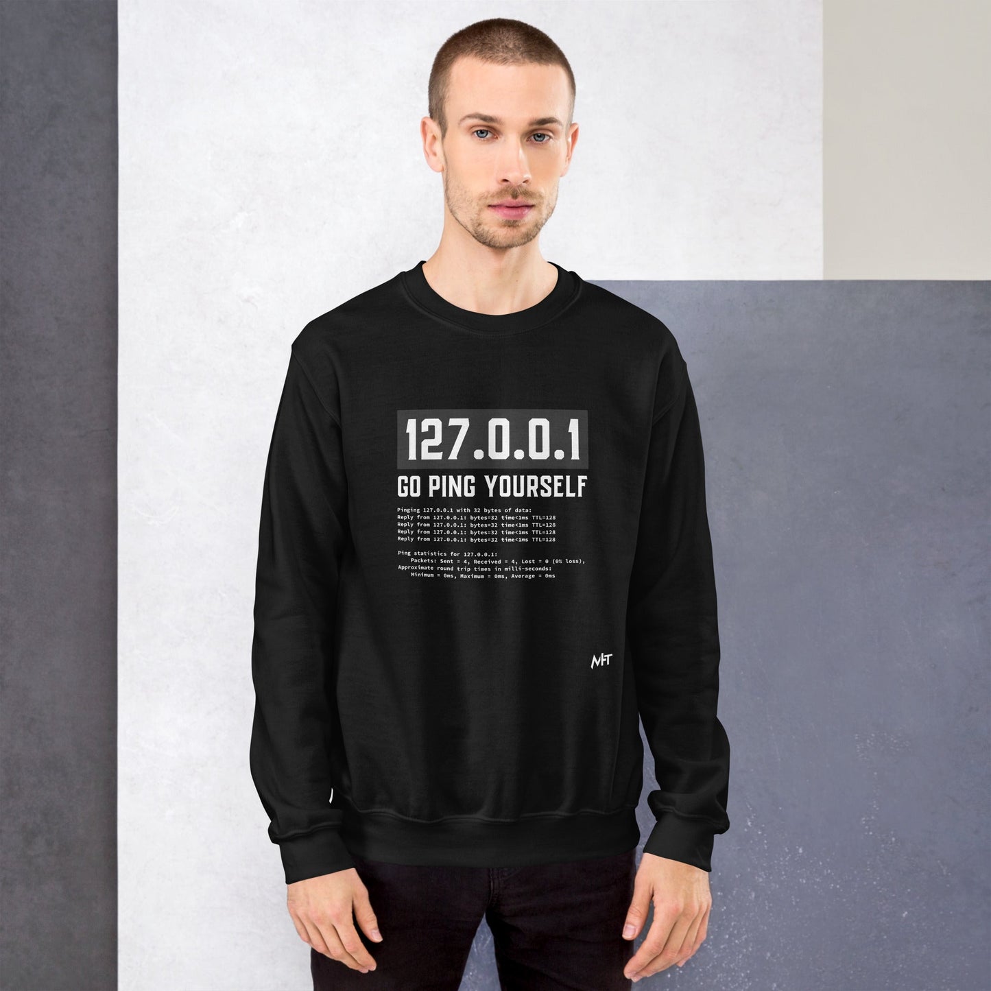 Go ping yourself - Unisex Sweatshirt by DarkByteGear