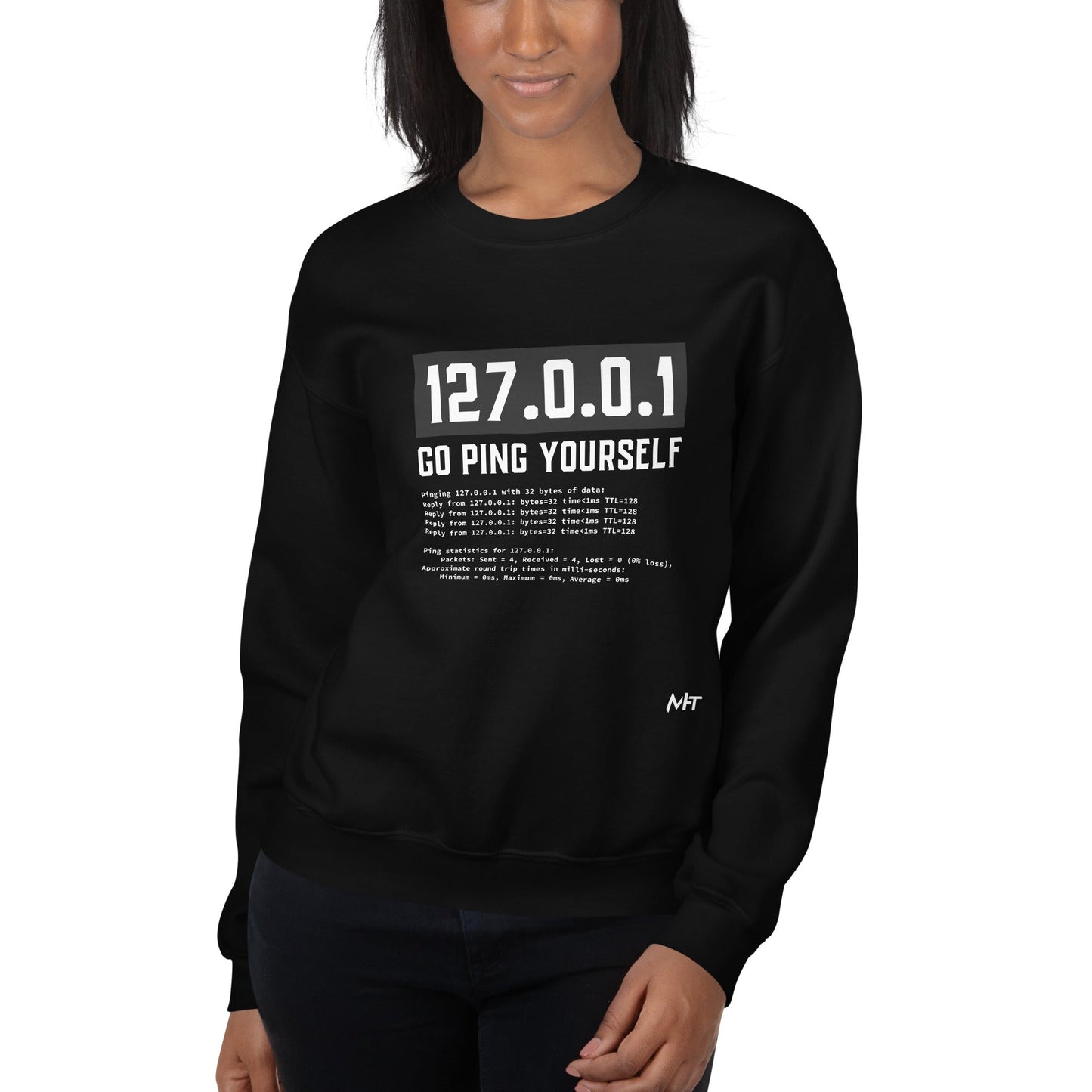 Go ping yourself - Unisex Sweatshirt by DarkByteGear