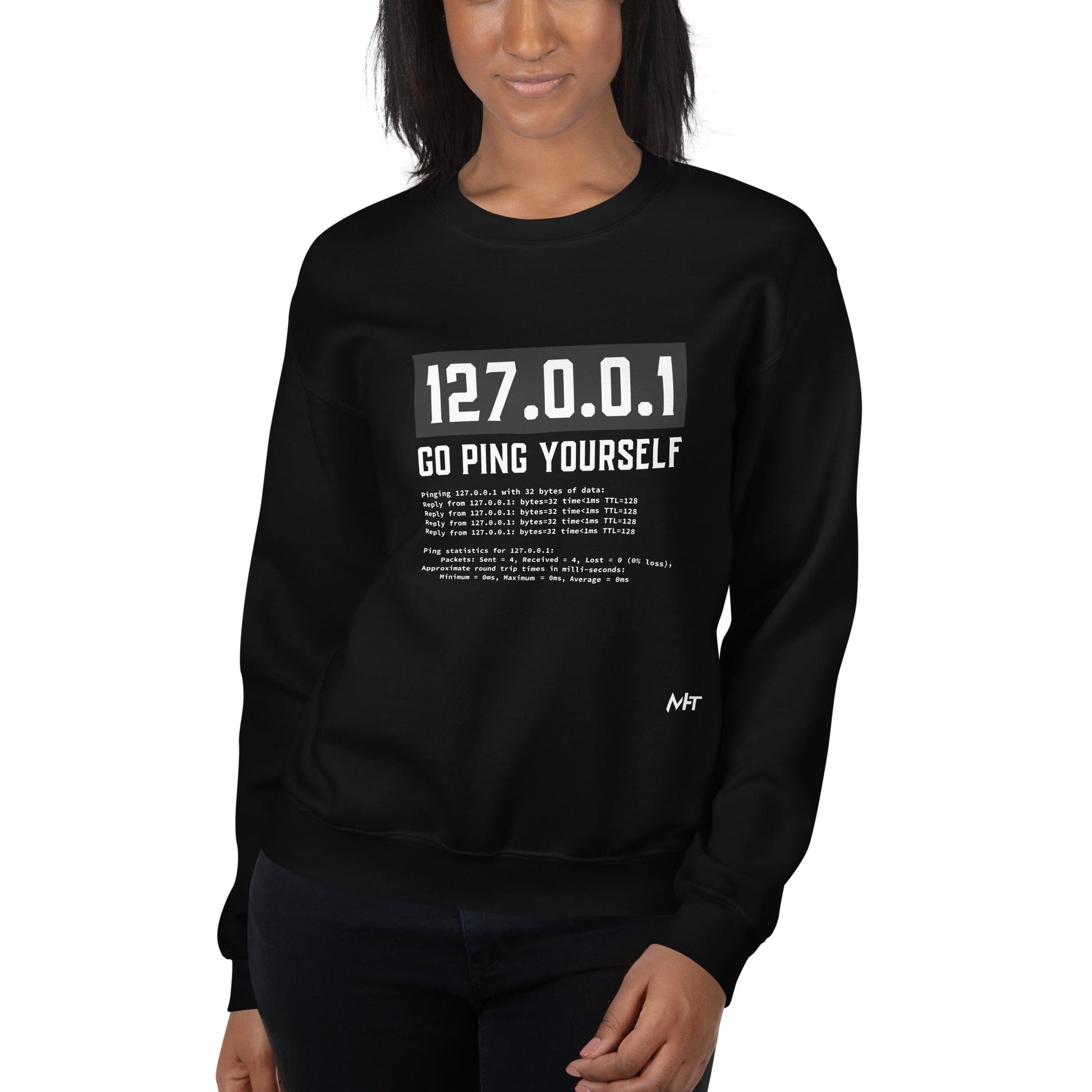 Go ping yourself - Unisex Sweatshirt by DarkByteGear