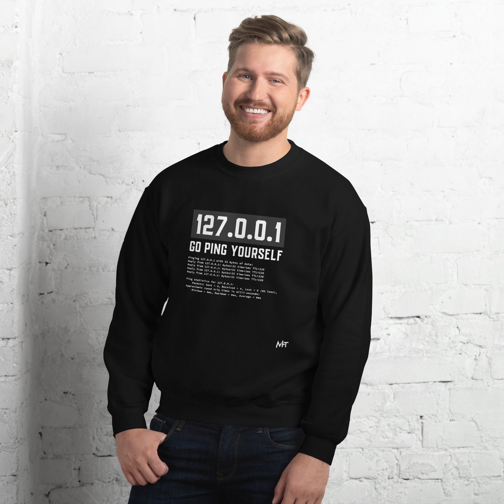 Go ping yourself - Unisex Sweatshirt by DarkByteGear
