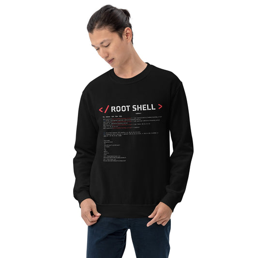 root shell - Unisex Sweatshirt by DarkByteGear