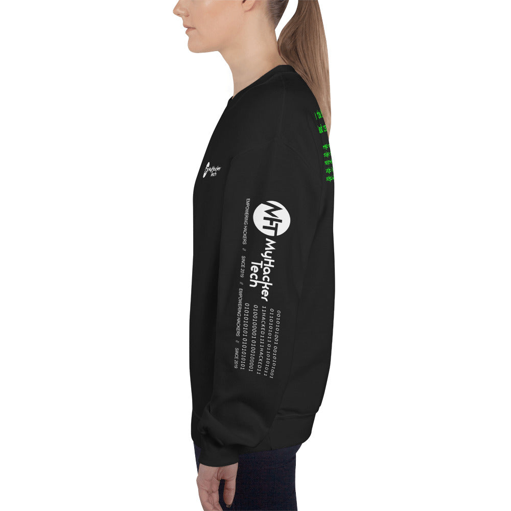 On the 8th day God created hackers - Unisex Sweatshirt (all side print) by DarkByteGear