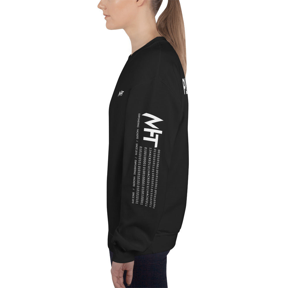 Plan B v1 - Unisex Sweatshirt (back print) by DarkByteGear