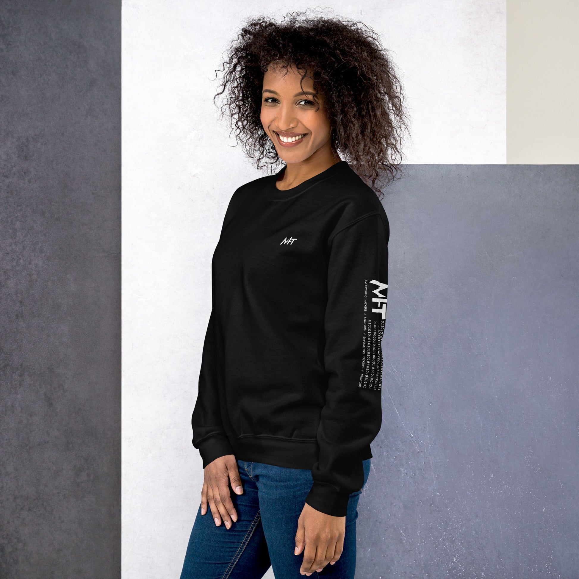 Cyber Security Blue Team V8 - Unisex Sweatshirt ( Back Print ) by DarkByteGear