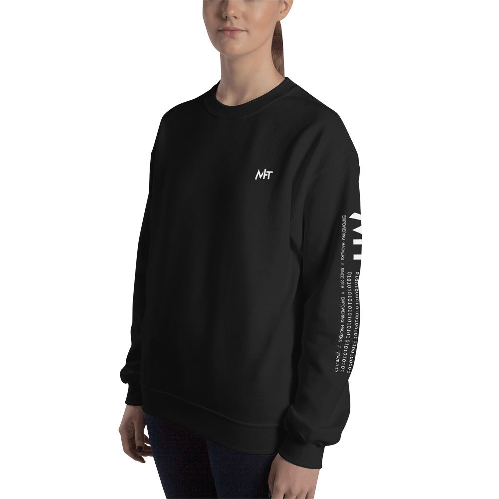 6 Stages of Debugging - Unisex Sweatshirt (back print) by DarkByteGear