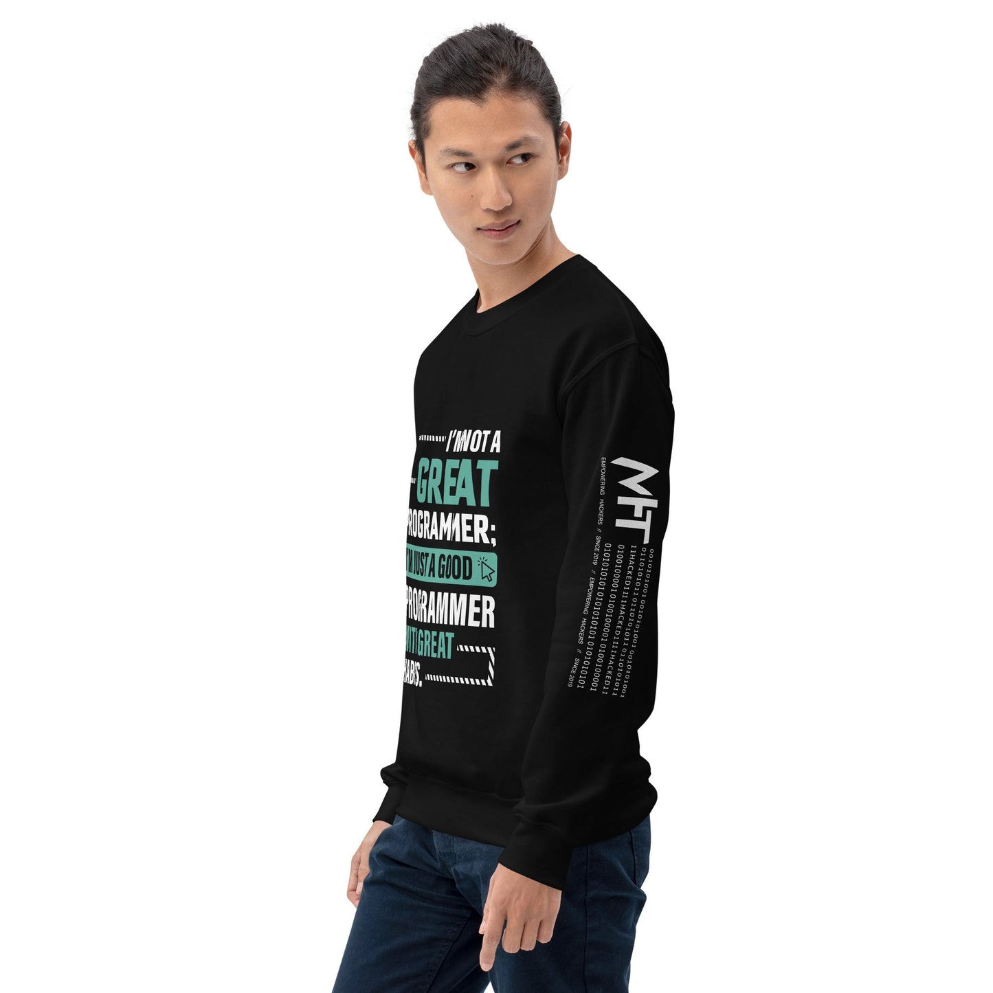 I am not a Great Programmer - Unisex Sweatshirt by DarkByteGear