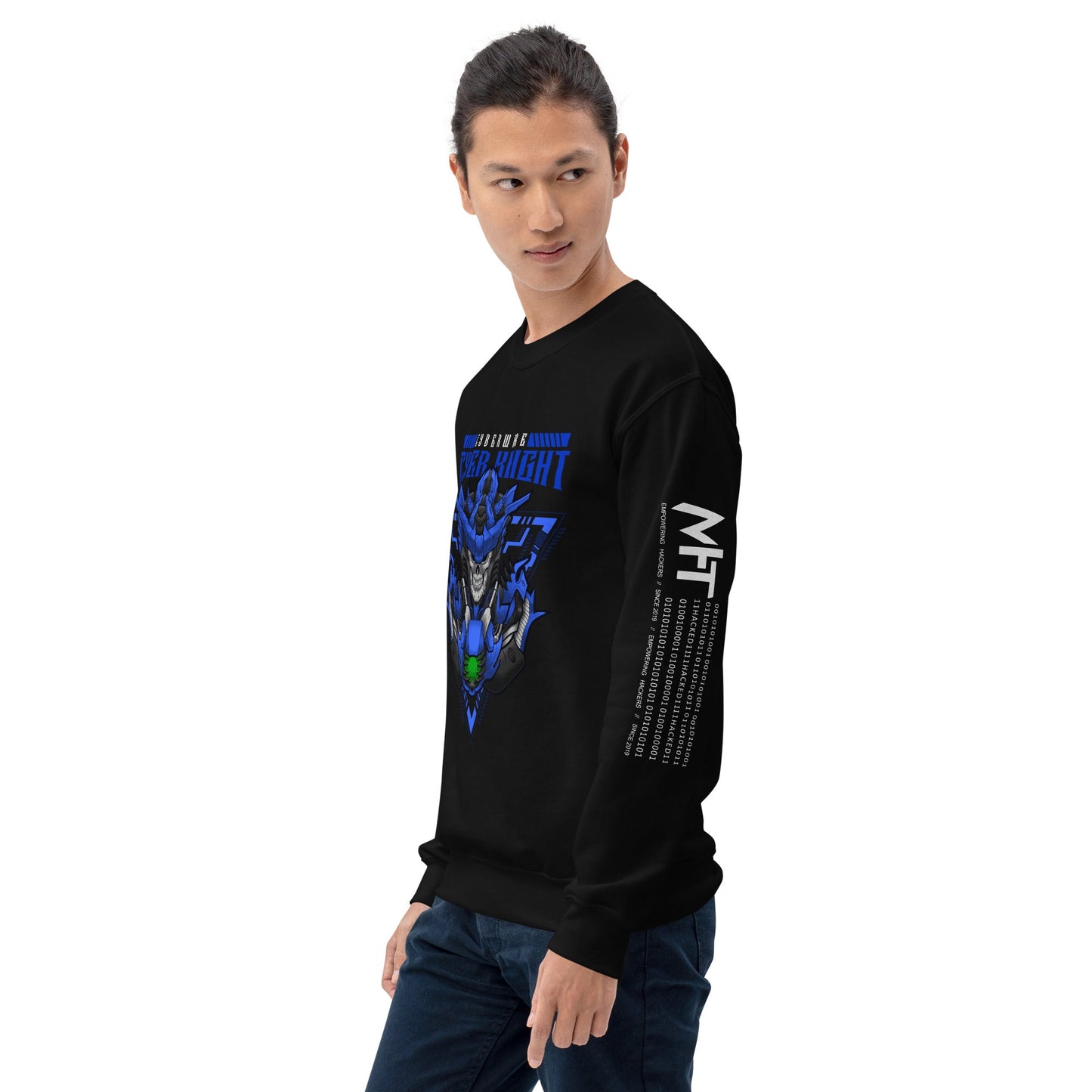 CyberWare Cyber knight - Unisex Sweatshirt by DarkByteGear