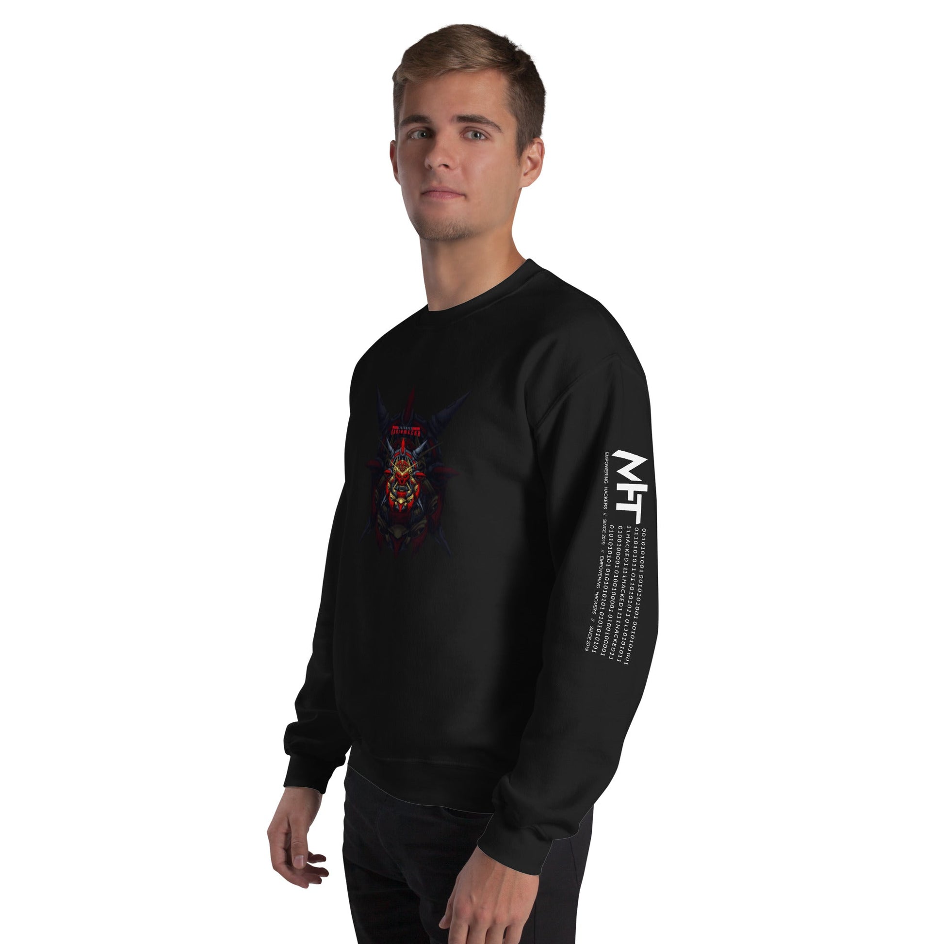 Cyberware Ronin Mecha - Unisex Sweatshirt by DarkByteGear