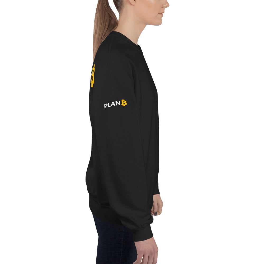 Plan B v1 - Unisex Sweatshirt (back print) by DarkByteGear