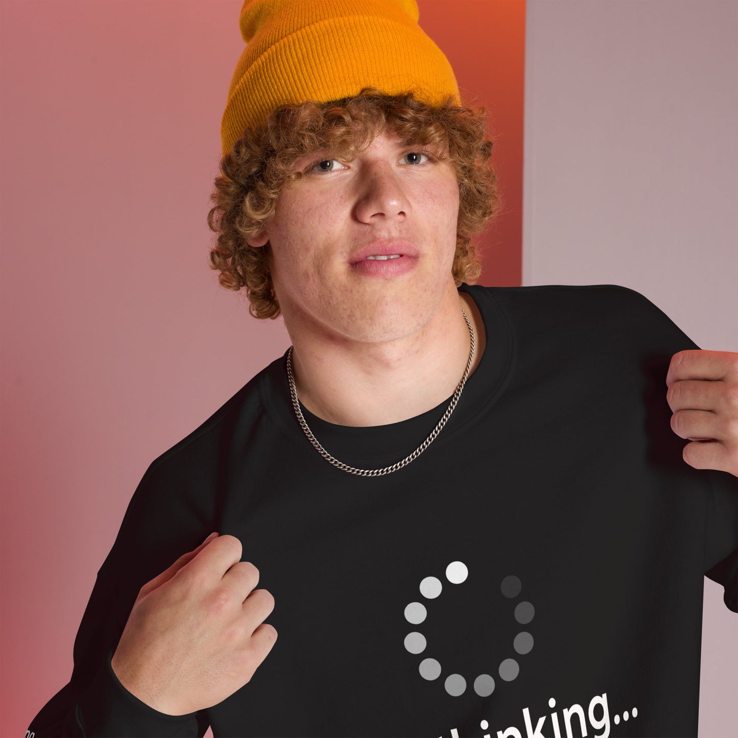 I'm thinking - Unisex Sweatshirt by DarkByteGear